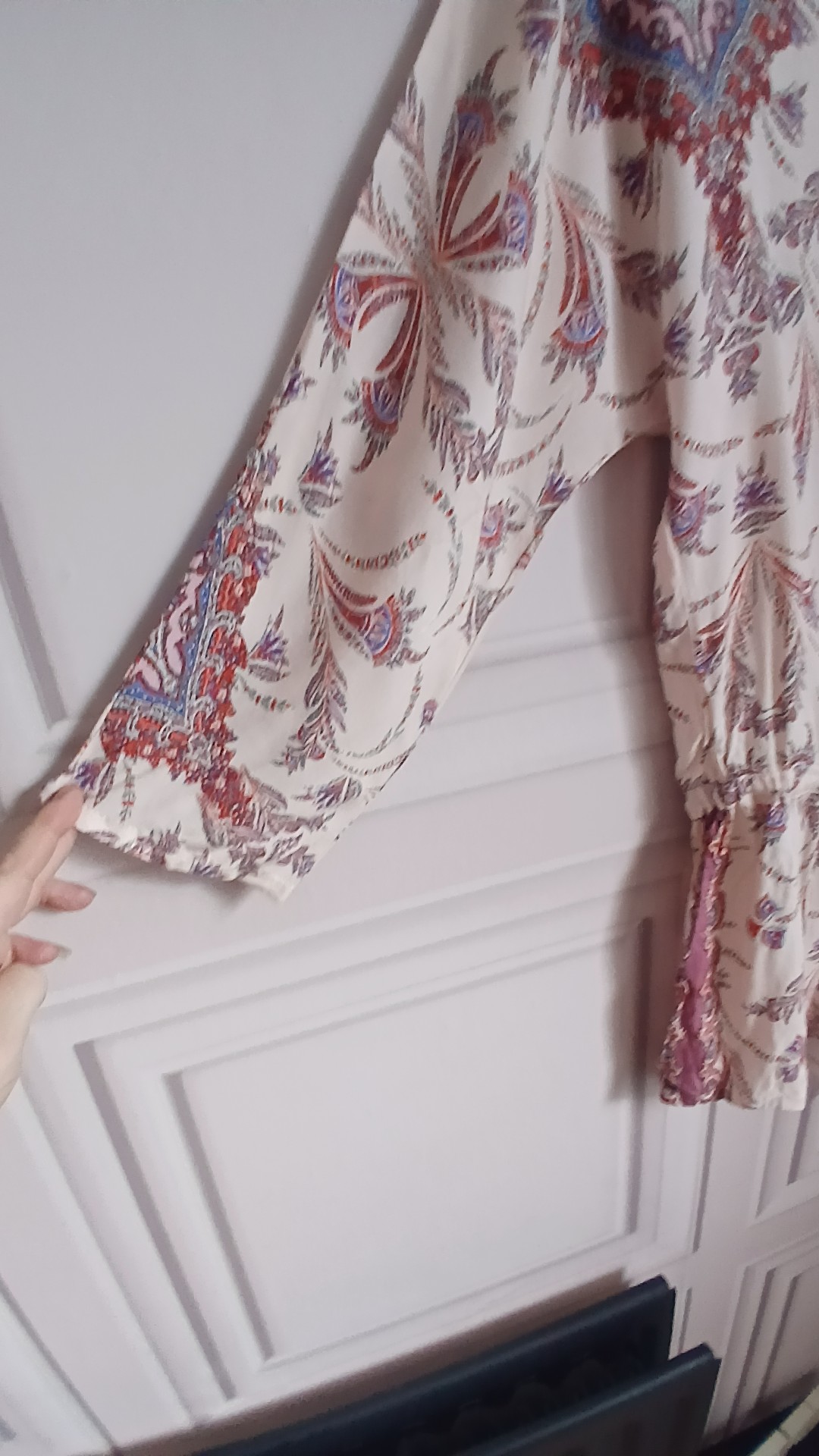 Trafaluc Zara Cream & Multi Floral Pattern Playsuit Eur S image 3
