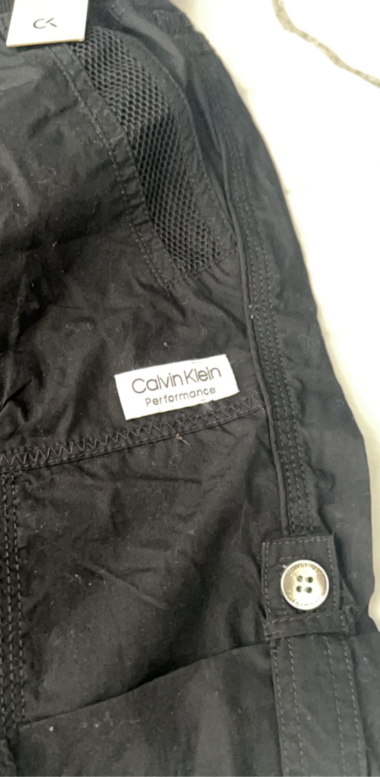 Calvin Klein Black Performance Cargo Shorts XS image 3