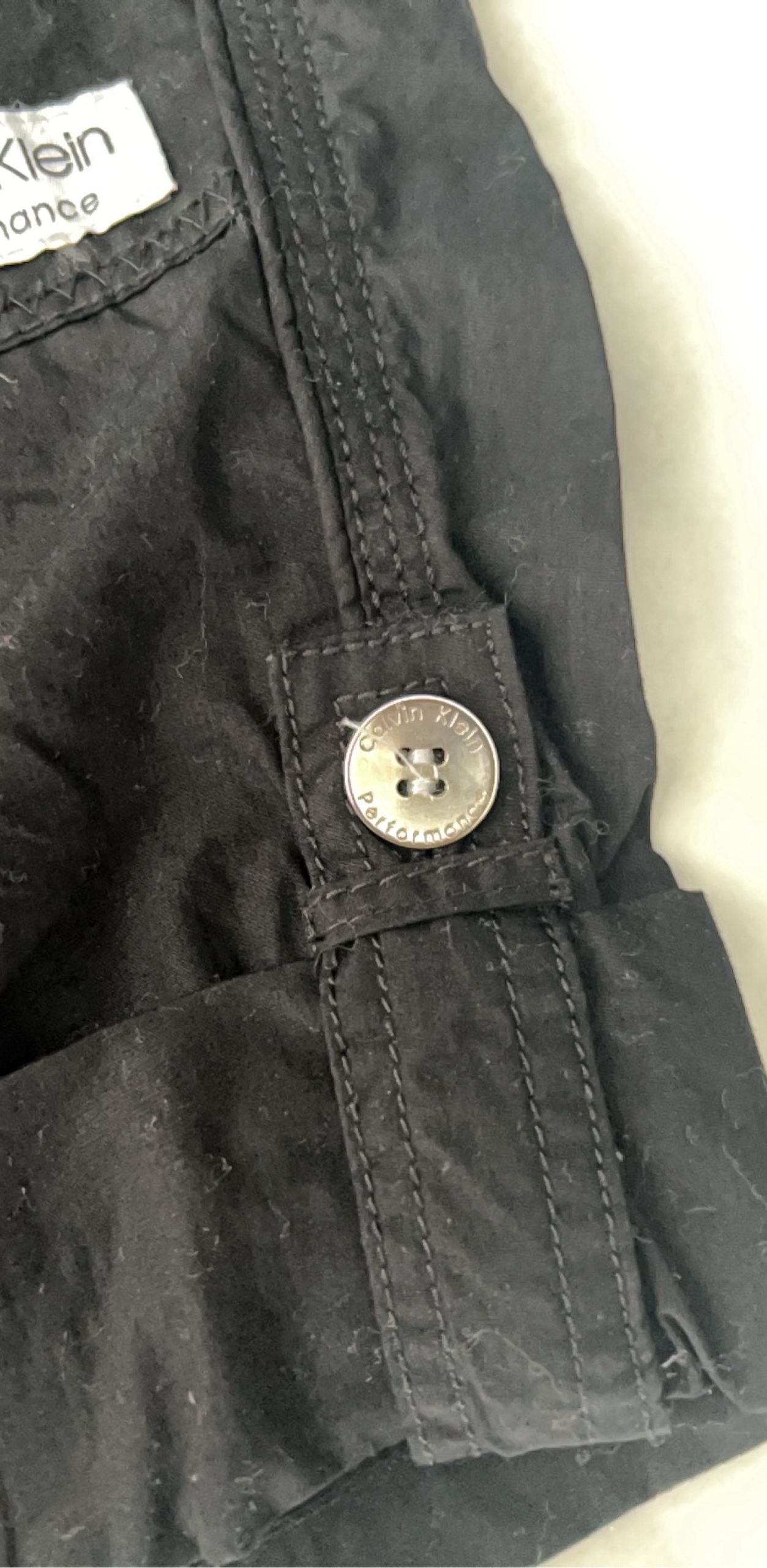 Calvin Klein Black Performance Cargo Shorts XS image 8
