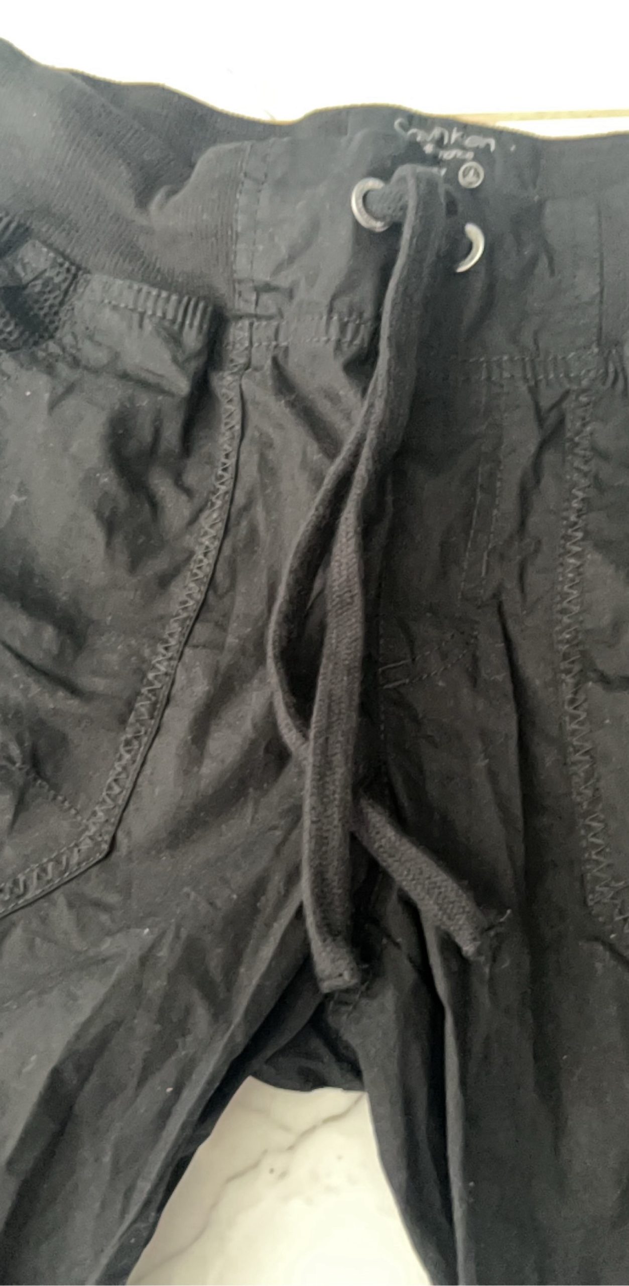 Calvin Klein Black Performance Cargo Shorts XS image 9