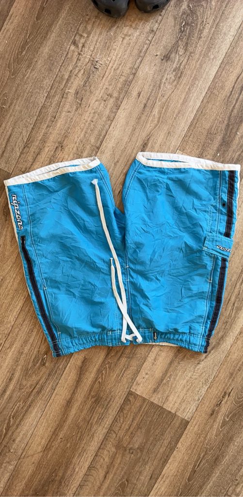 Ripzone Blue Swim Shorts Large Drawstring Waist