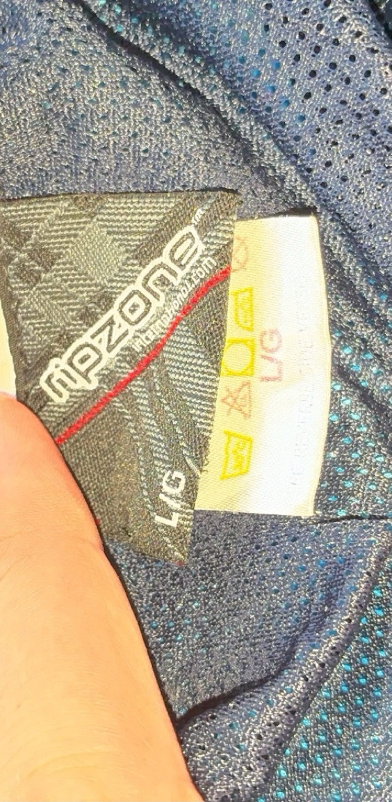 Ripzone Blue Swim Shorts Large Drawstring Waist image 3