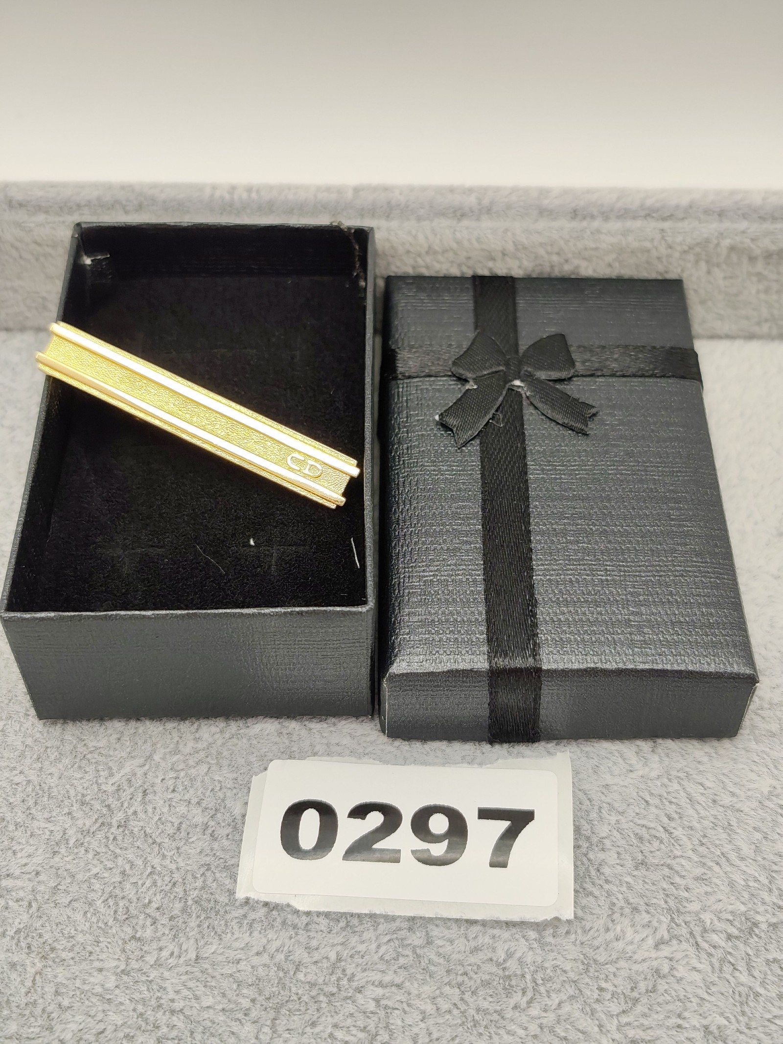 Christian Dior Gold Tone Men's Tie Clip