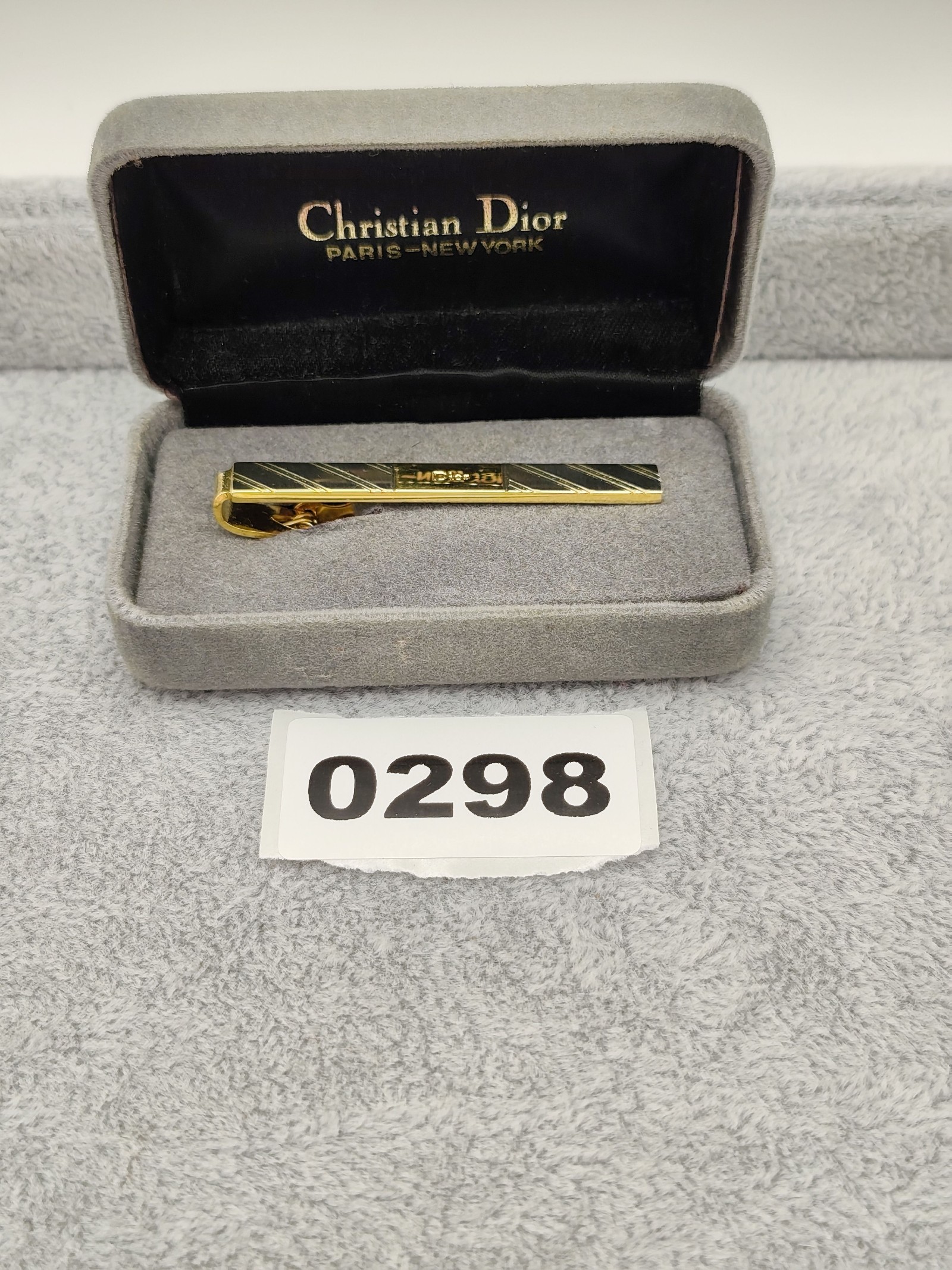 Christian Dior Gold Tone Men's Tie Clip