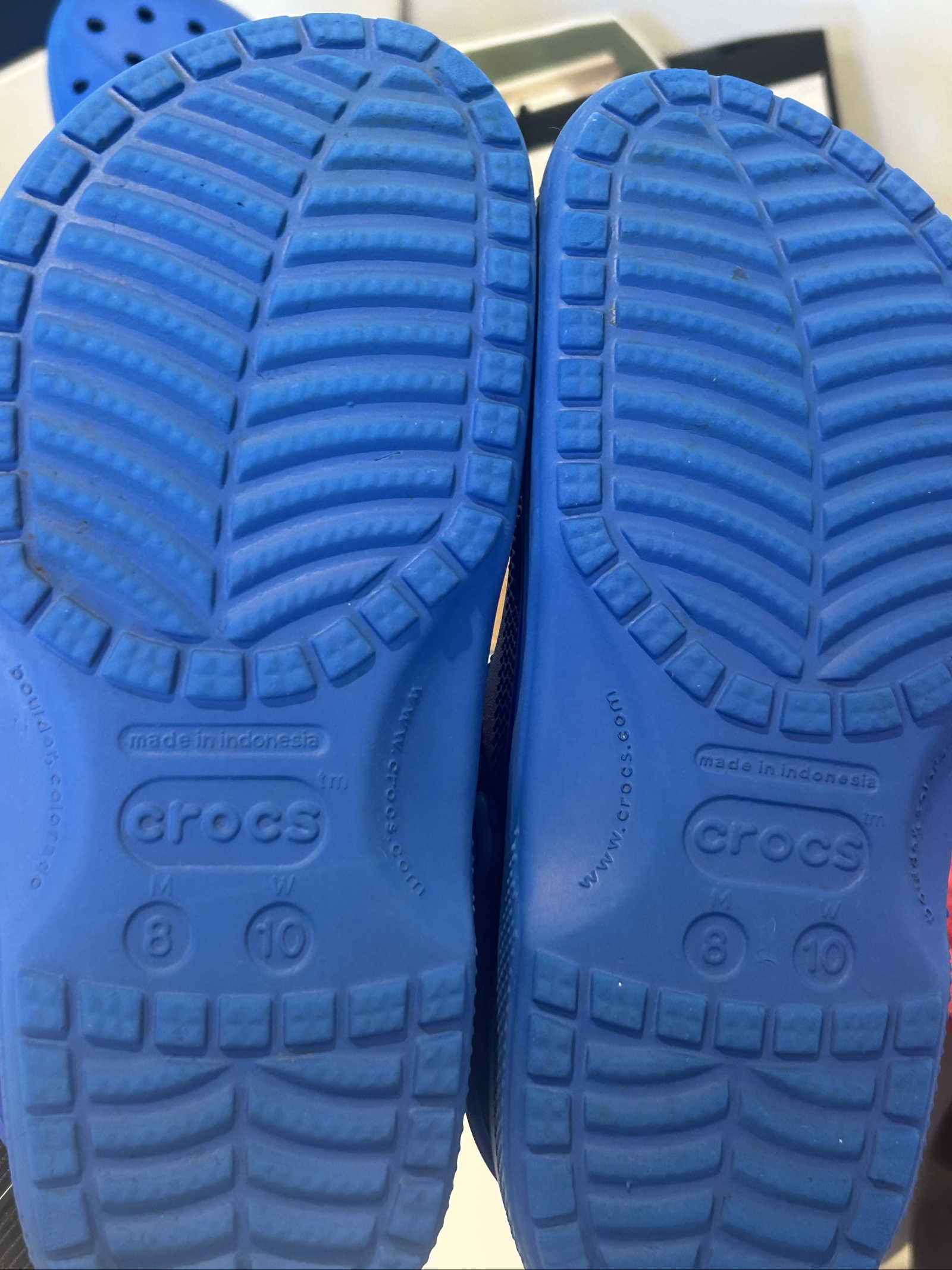 Crocs Blue Classic Clogs US 8 Men's / US 10 Women's image 3