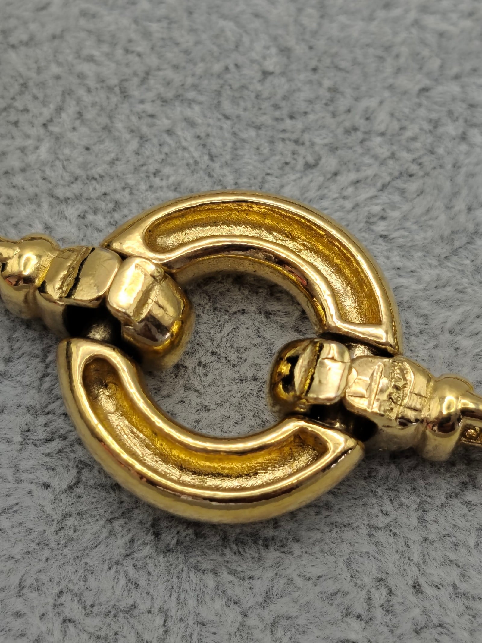 Agatha Gold Tone Round Link Bracelet Unisex Other image 7
