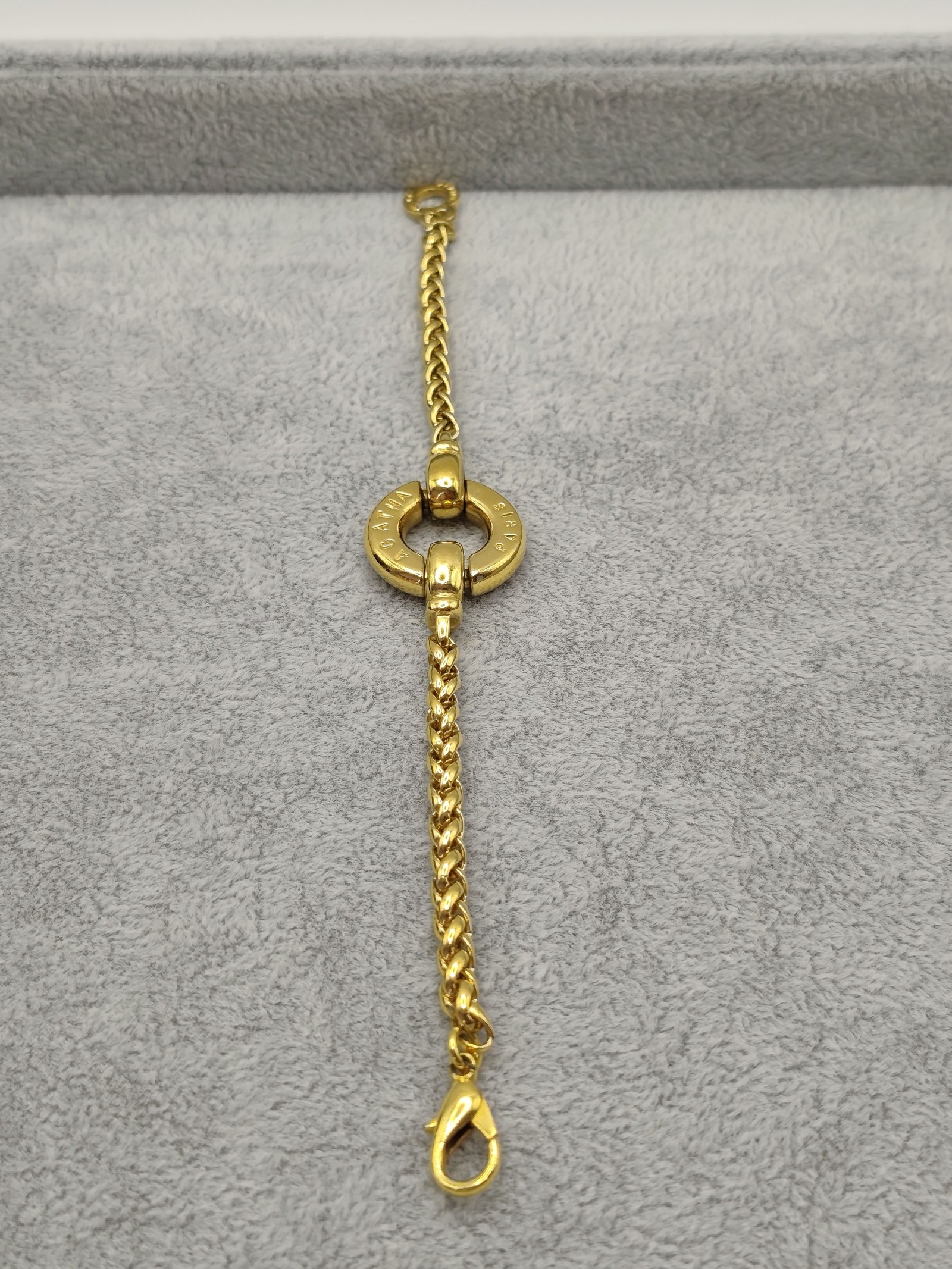 Agatha Gold Tone Round Link Bracelet Unisex Other image 9