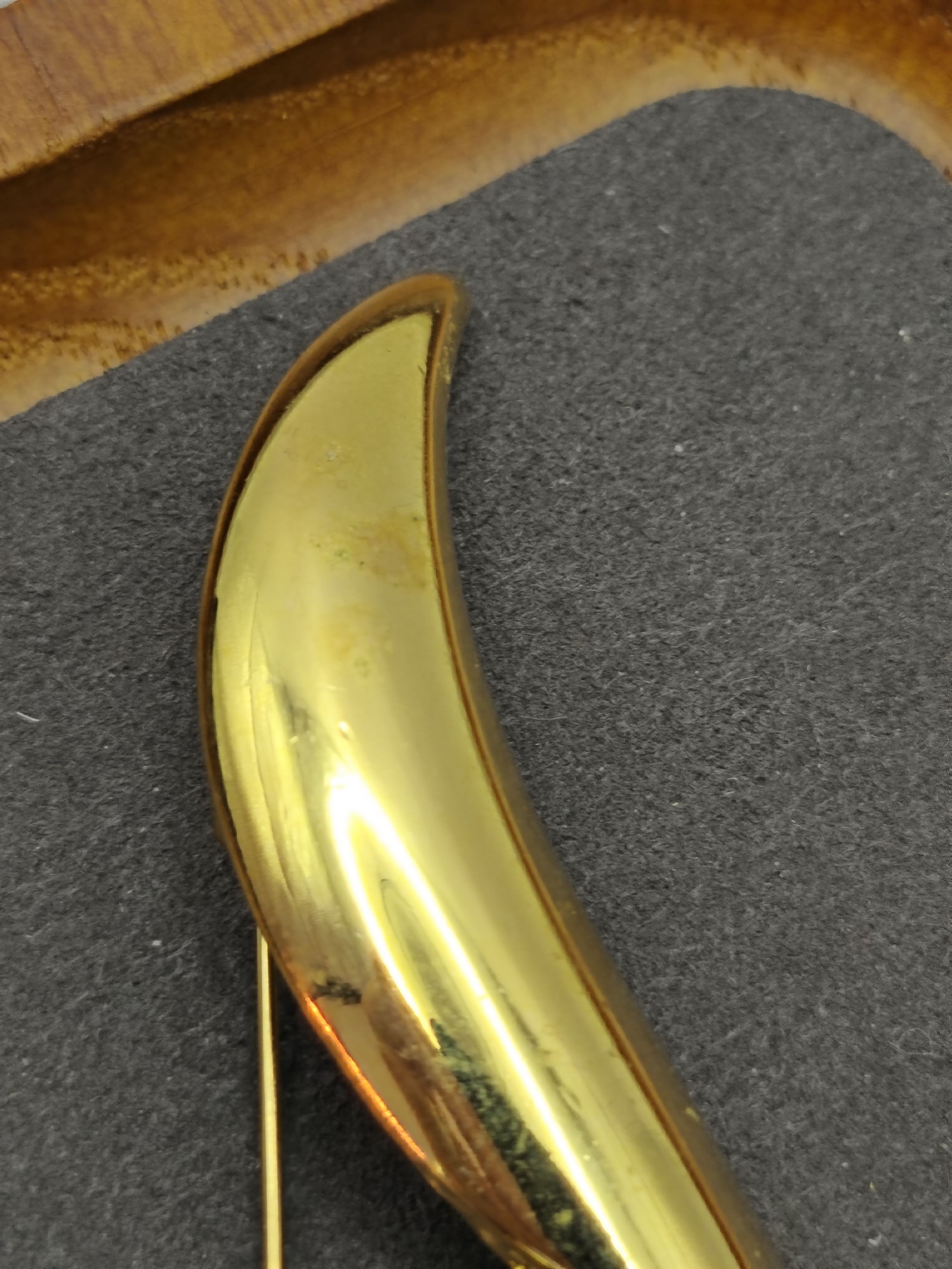Comtesse Menard Gold Tone Spiral Brooch Pin Women's Stylish Accessory Other image 5