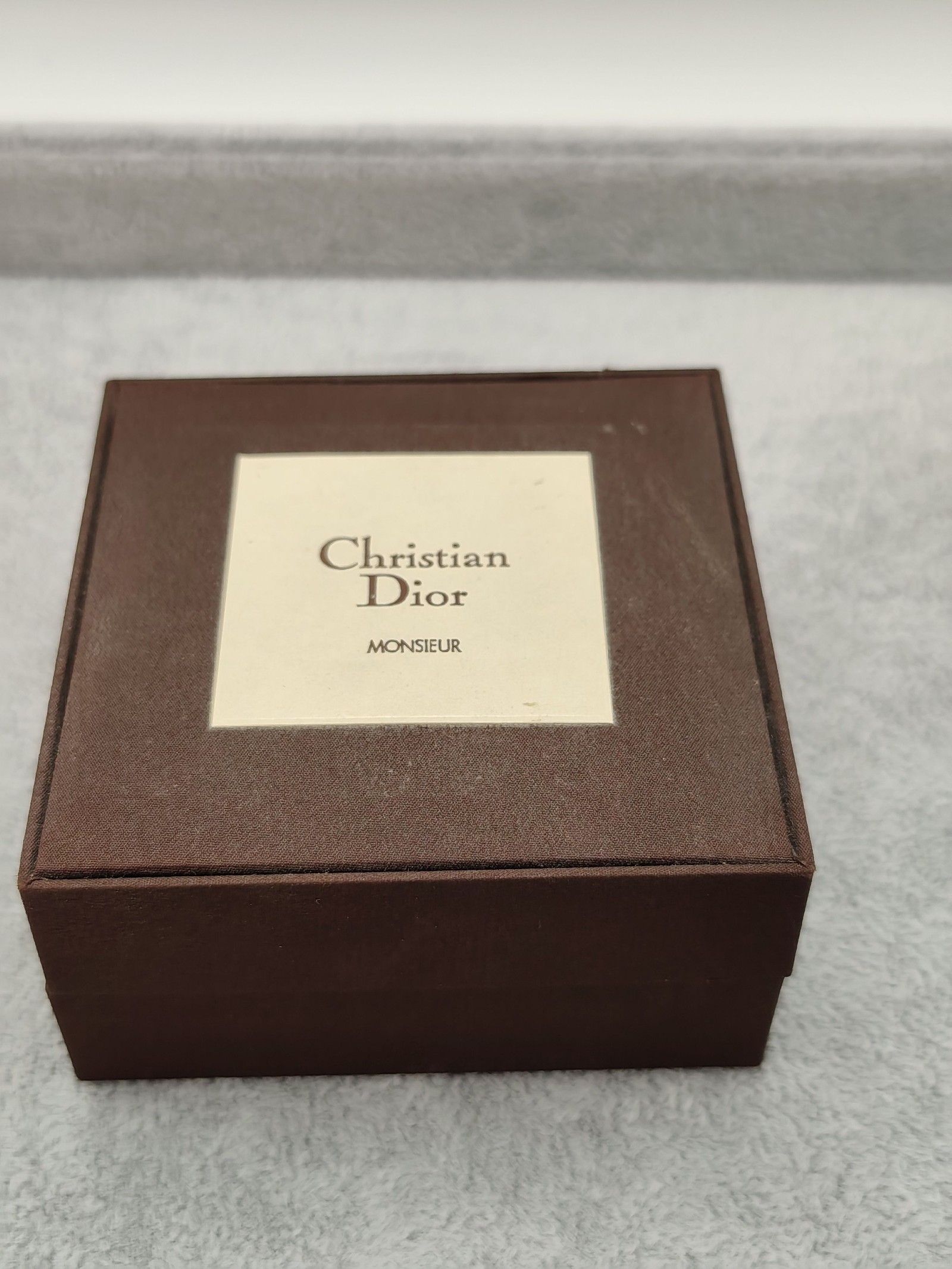Christian Dior Monsieur Dark Grey & Gold Cufflinks & Tie Clip Set Other image 3