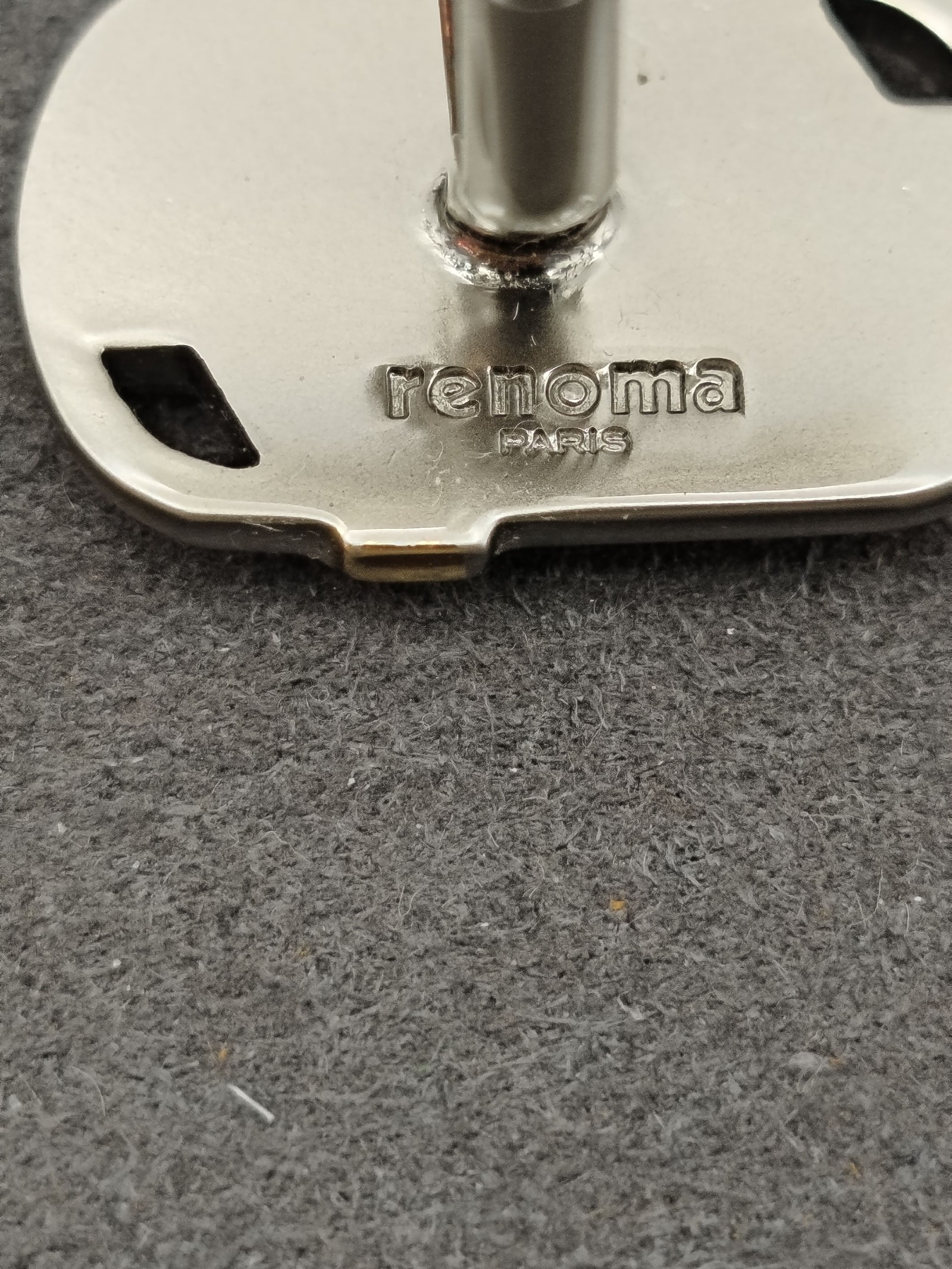 Renoma Men Silver & Gold Cufflinks & Tie Clip Set image 8