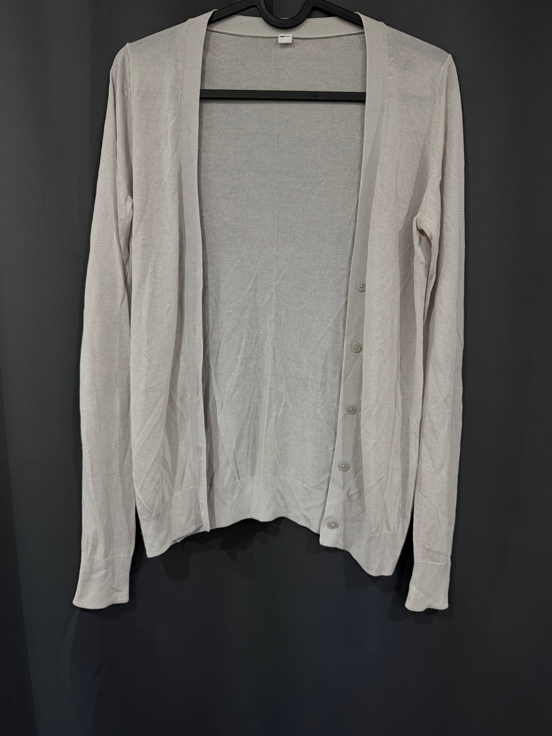 Uniqlo Women's Beige Modal Cardigan Small
