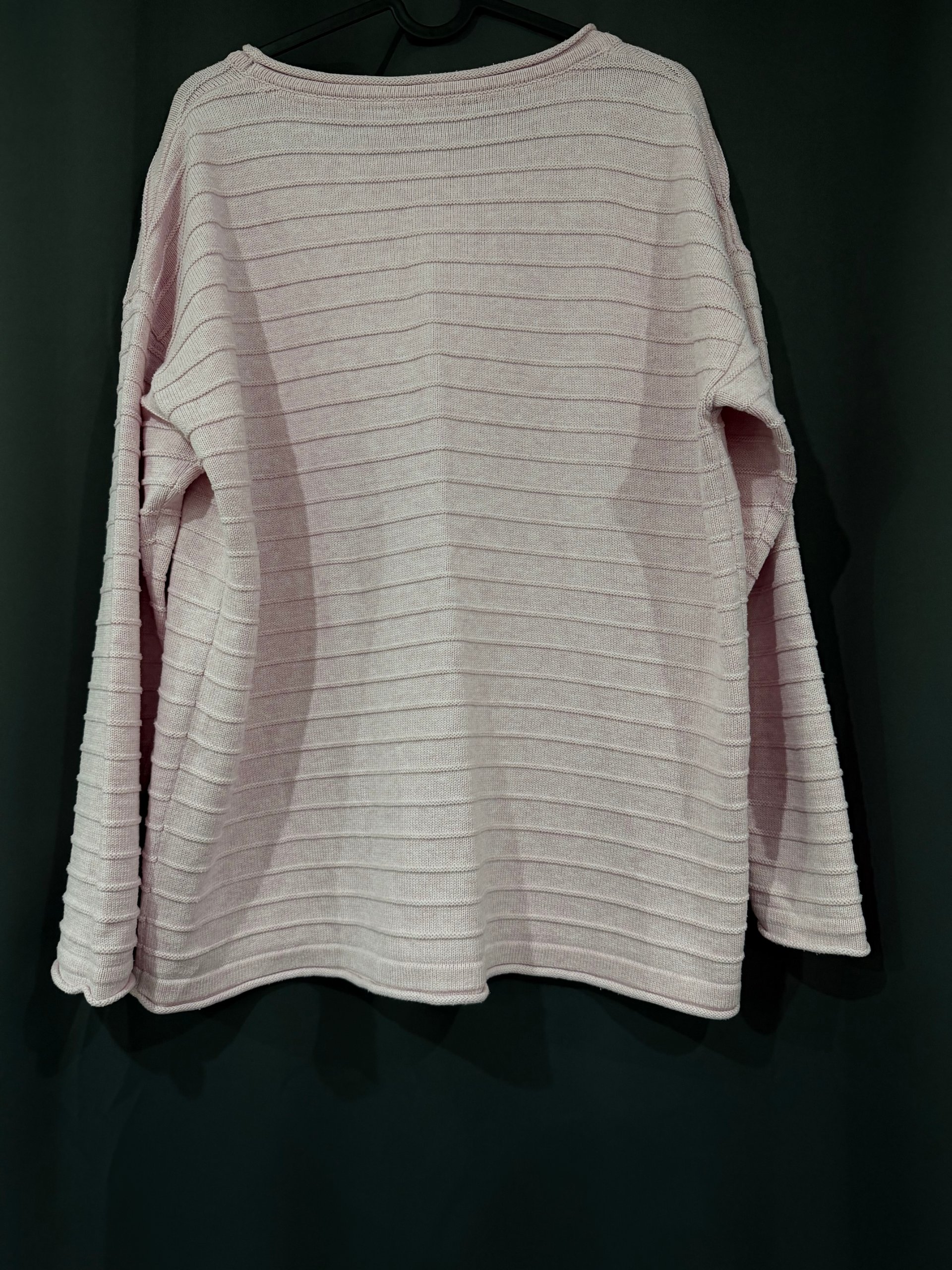 Crew Clothing Company Women's Pink Knit Jumper Size 16 Cotton Acrylic image 3