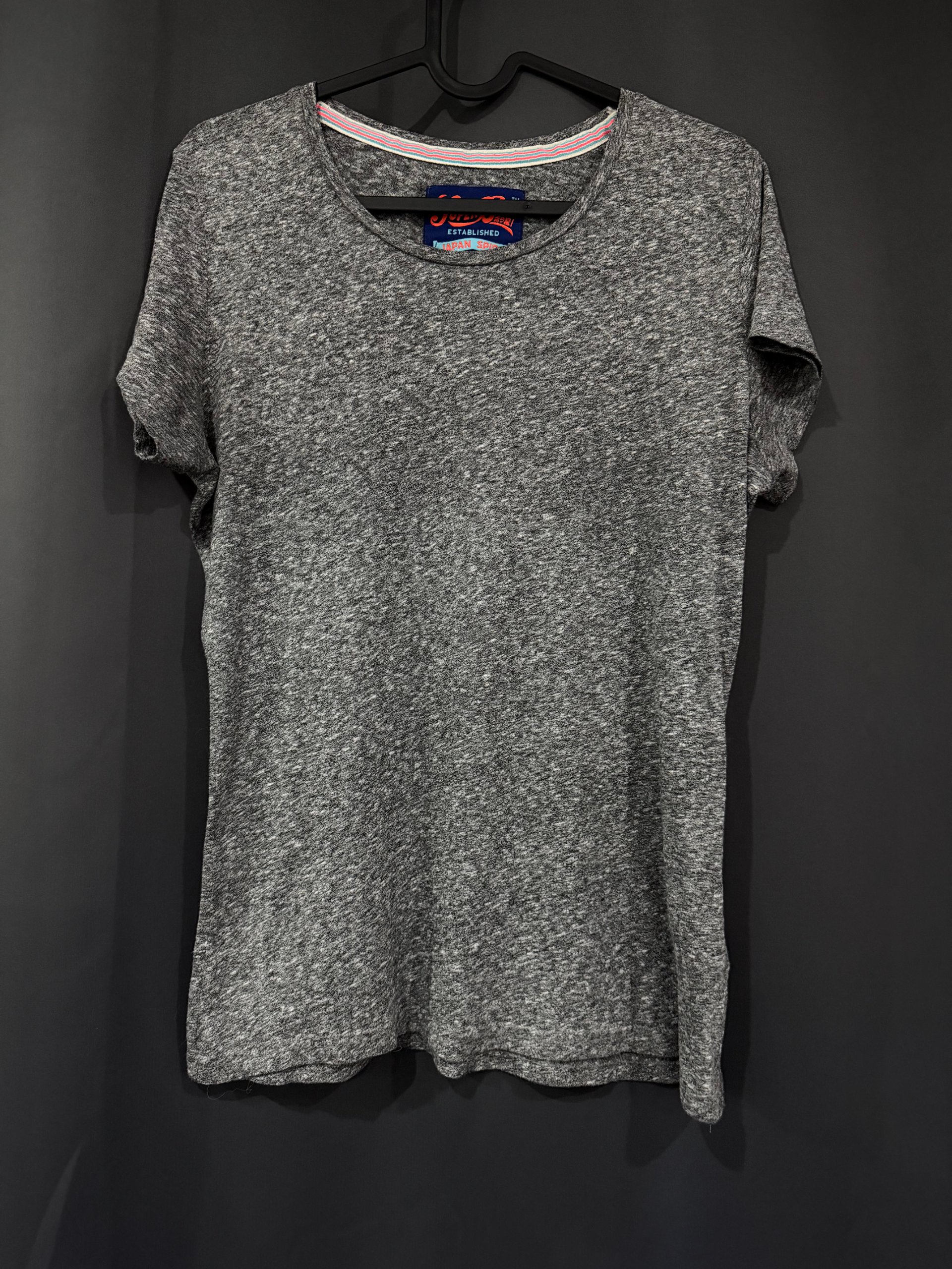 Superdry Women's Grey Melange T-Shirt Large