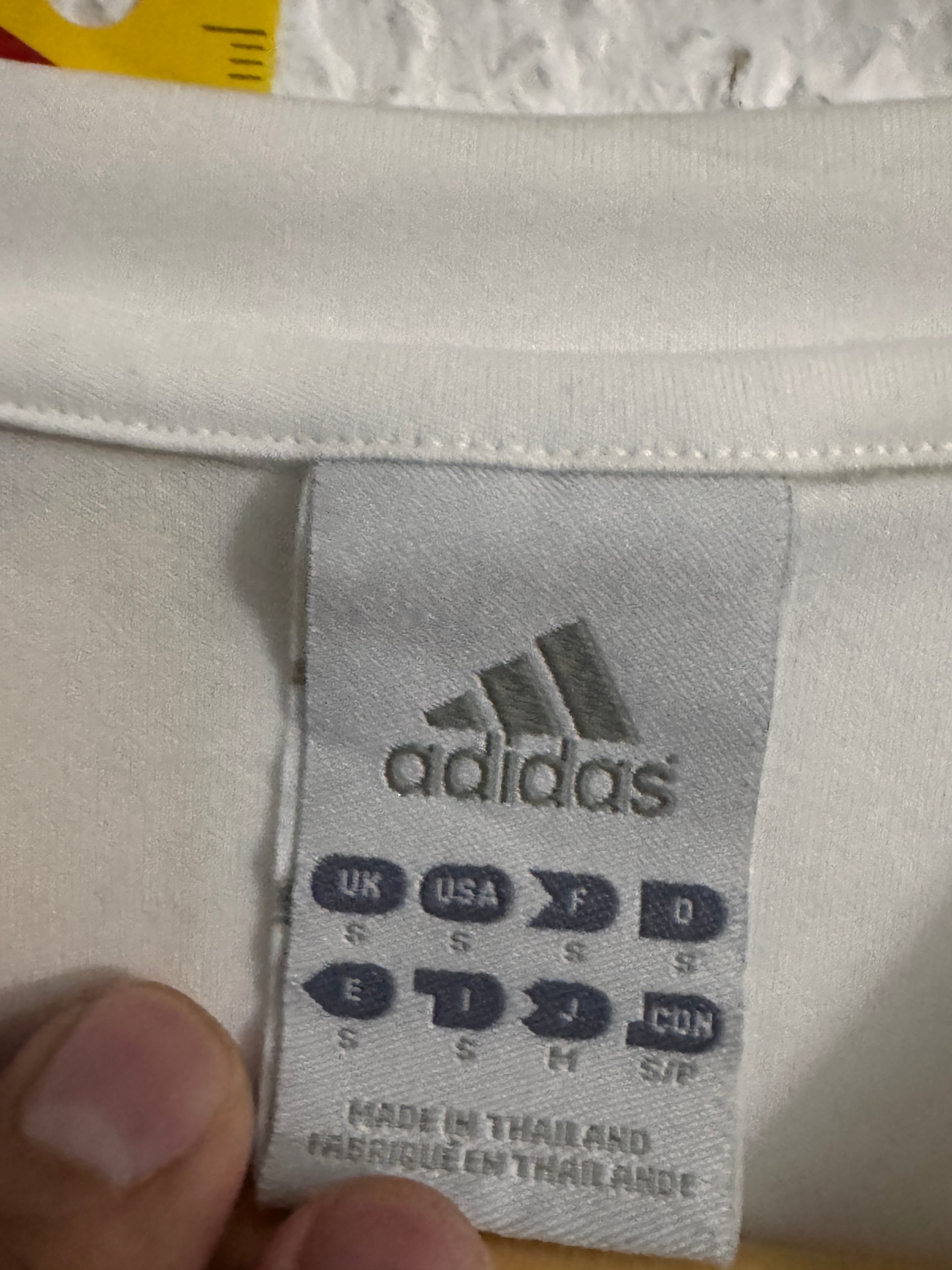 Adidas White & Red Long Sleeve Football Shirt Small - 3120 image 5