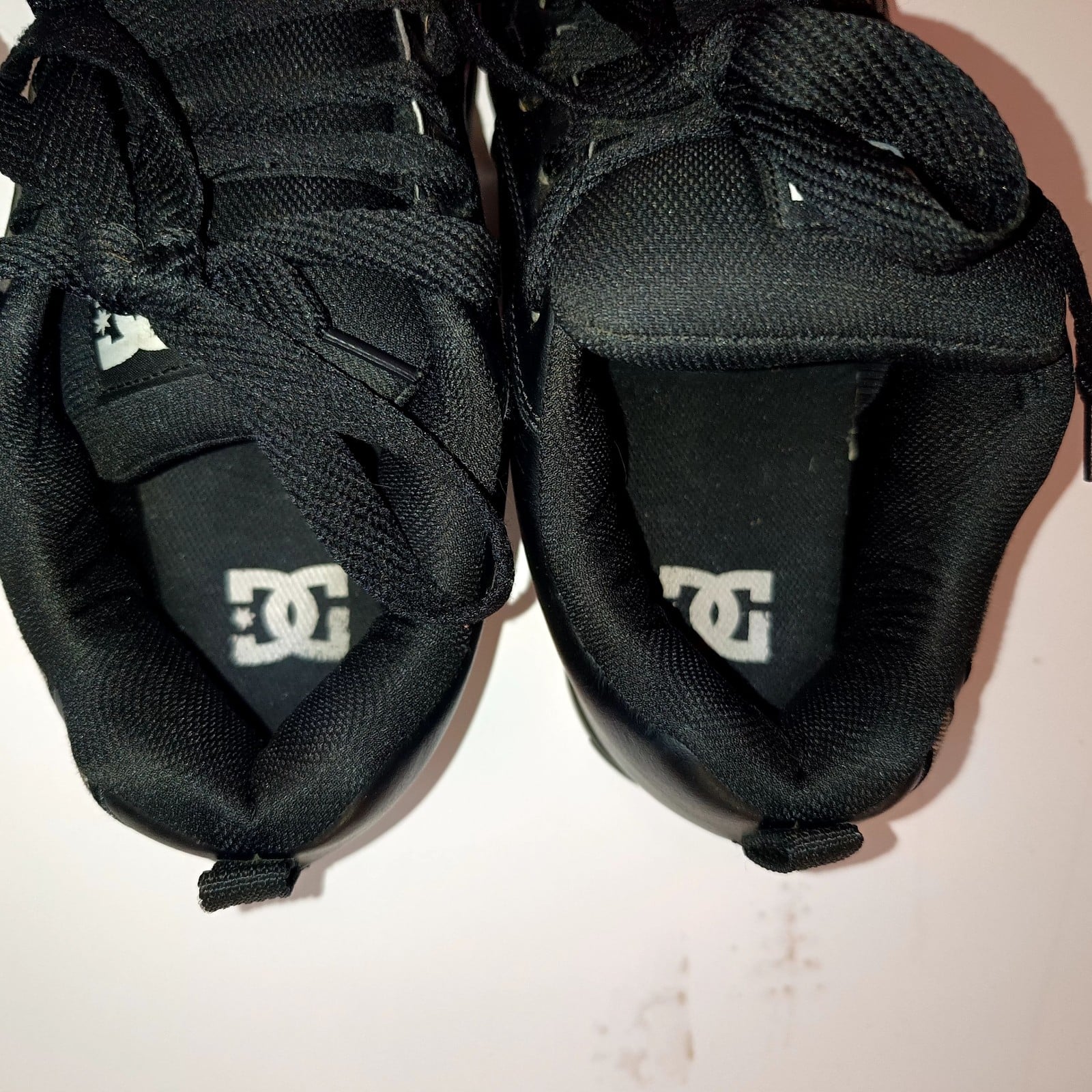 DC Black & Grey Skate Shoes US 12 Leather & Textile image 3