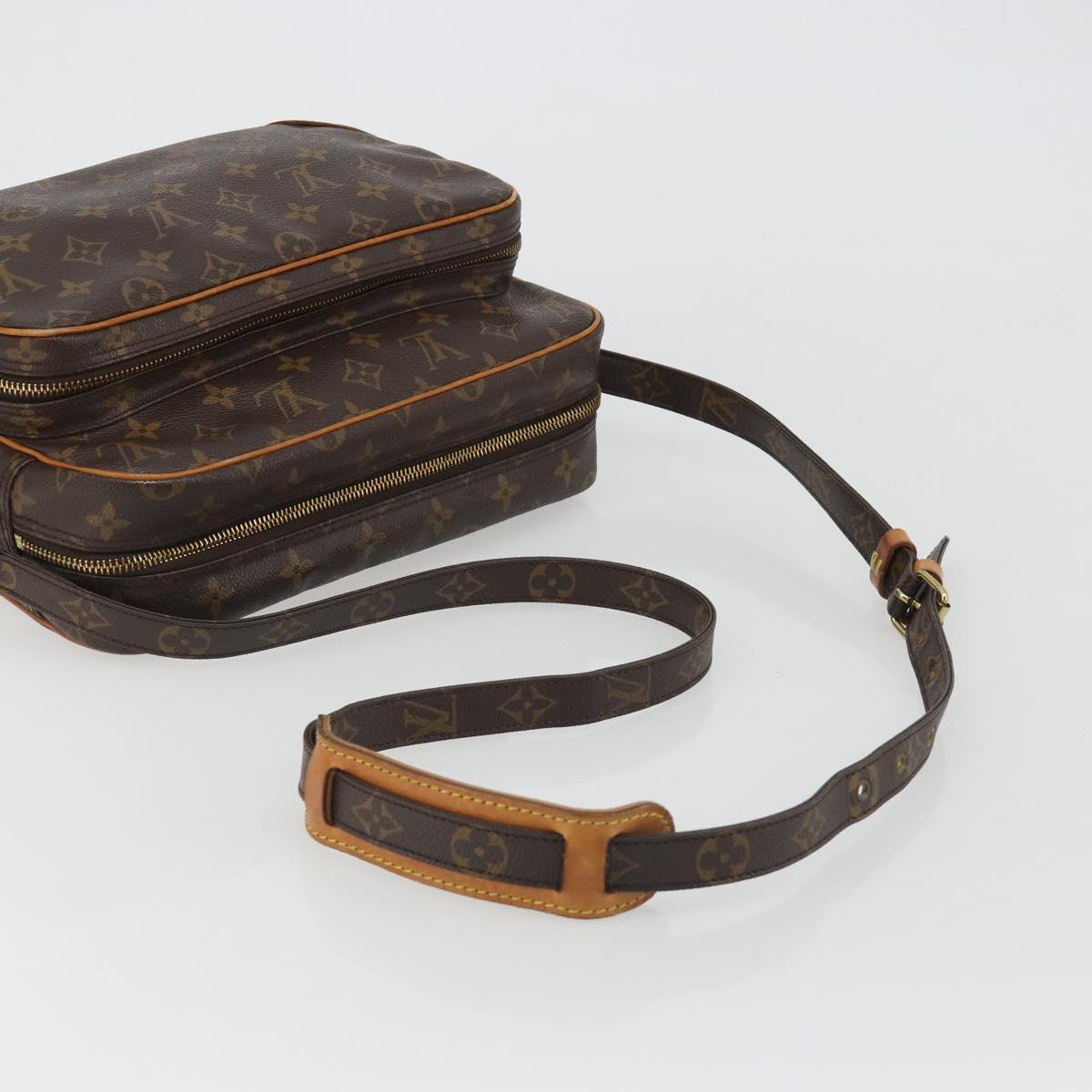 LOUIS VUITTON Monogram Nile Shoulder Bag M45244 LV Auth 191047A image 7