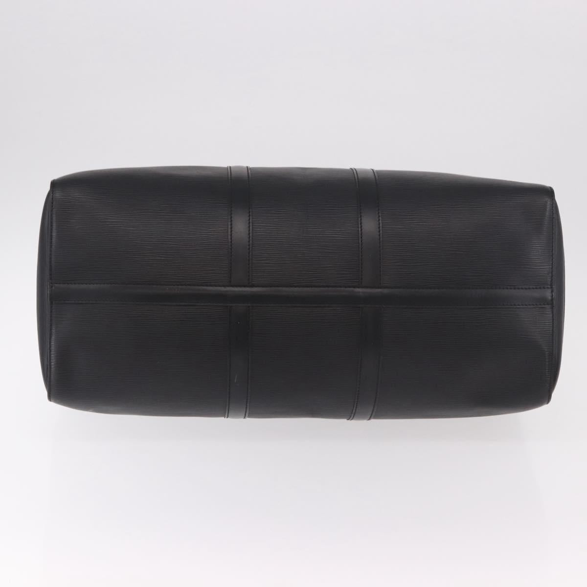 LOUIS VUITTON Epi Keepall 50 Boston Bag Black M42962 LV Auth 190102SAV image 5