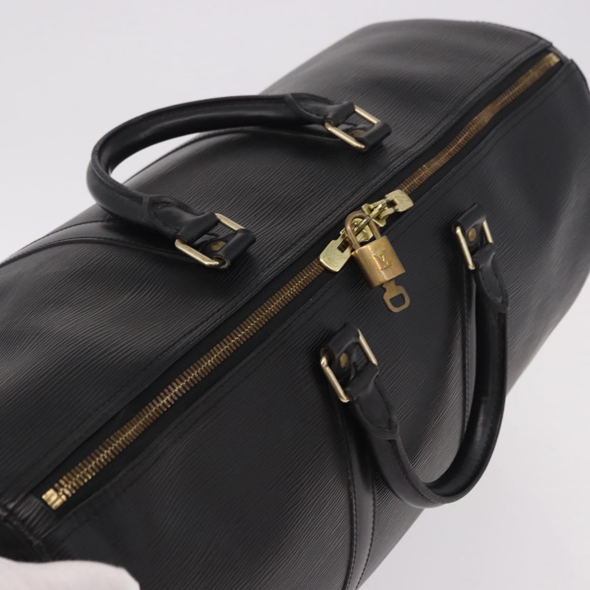 LOUIS VUITTON Epi Keepall 50 Boston Bag Black M42962 LV Auth 190102SAV image 6
