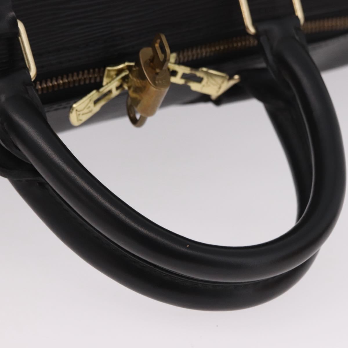 LOUIS VUITTON Epi Keepall 50 Boston Bag Black M42962 LV Auth 190102SAV image 7