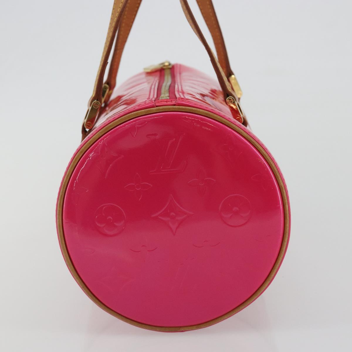 LOUIS VUITTON Monogram Vernis Bedford Bag Fuchsia Pink M91255 LV Auth 190057A image 3