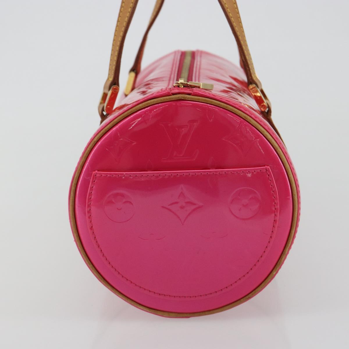 LOUIS VUITTON Monogram Vernis Bedford Bag Fuchsia Pink M91255 LV Auth 190057A image 4