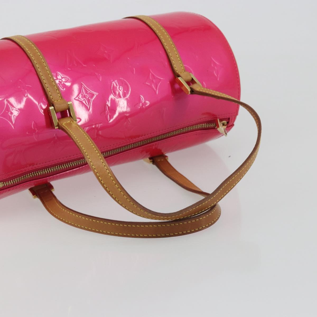 LOUIS VUITTON Monogram Vernis Bedford Bag Fuchsia Pink M91255 LV Auth 190057A image 7