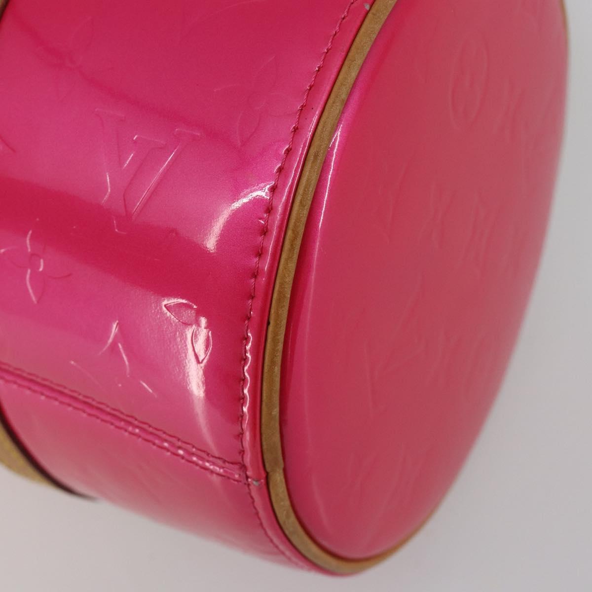 LOUIS VUITTON Monogram Vernis Bedford Bag Fuchsia Pink M91255 LV Auth 190057A image 9