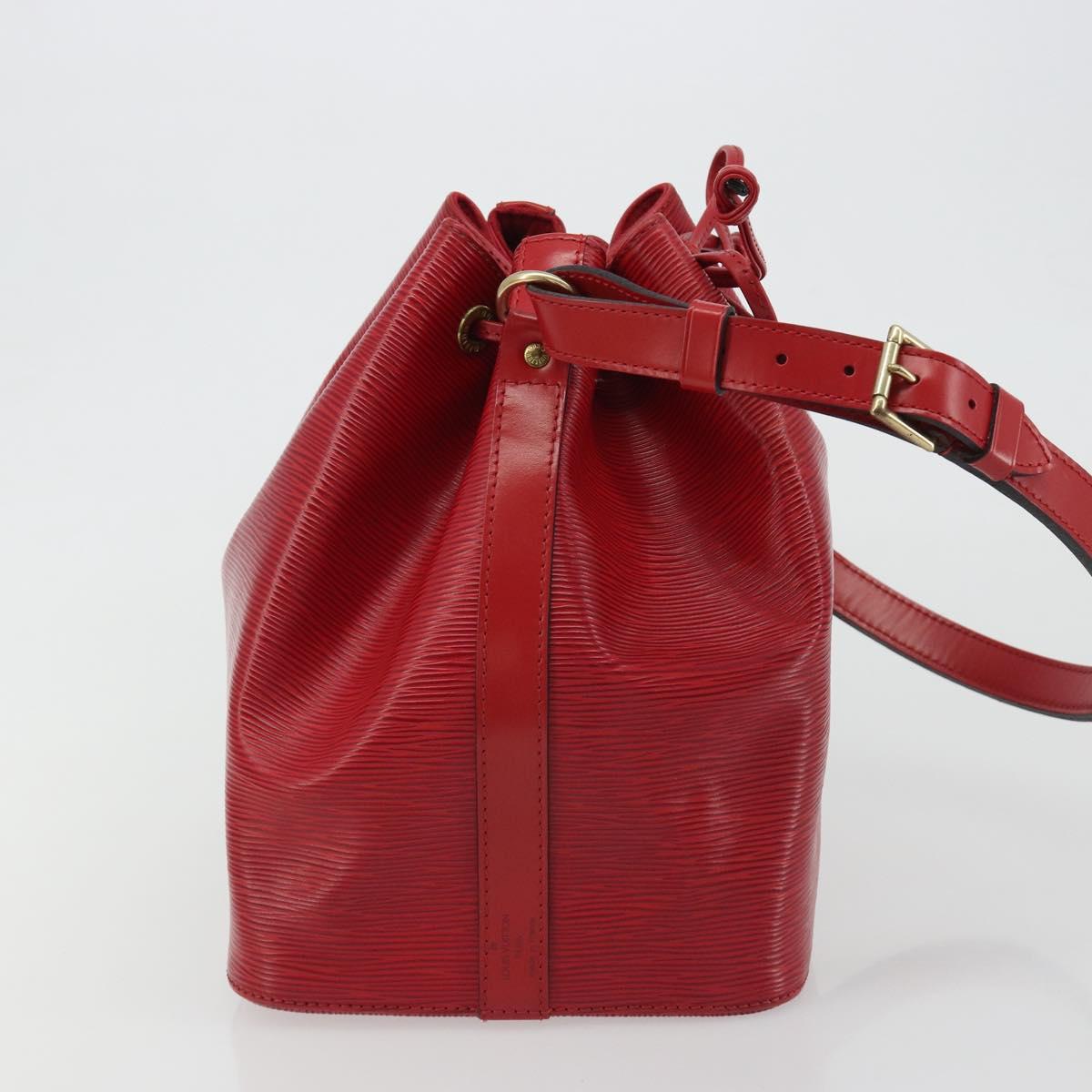 LOUIS VUITTON Epi Petit Noe Shoulder Bag Red M44107 LV Auth 188077V image 4