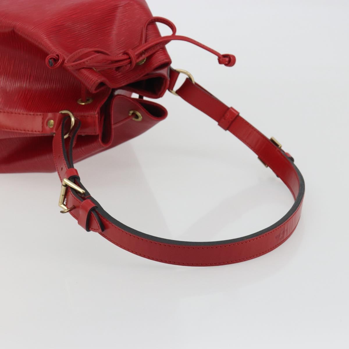LOUIS VUITTON Epi Petit Noe Shoulder Bag Red M44107 LV Auth 188077V image 7