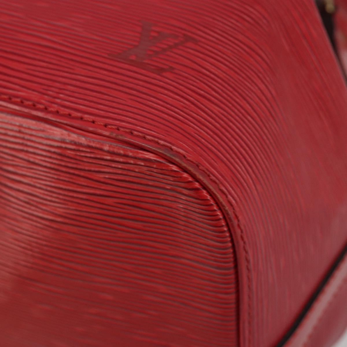 LOUIS VUITTON Epi Petit Noe Shoulder Bag Red M44107 LV Auth 188077V image 8