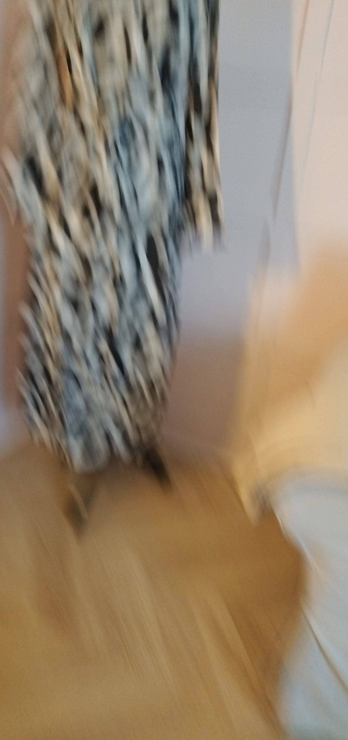 H&M Women's Black & White Printed Wrap Dress Large image 7