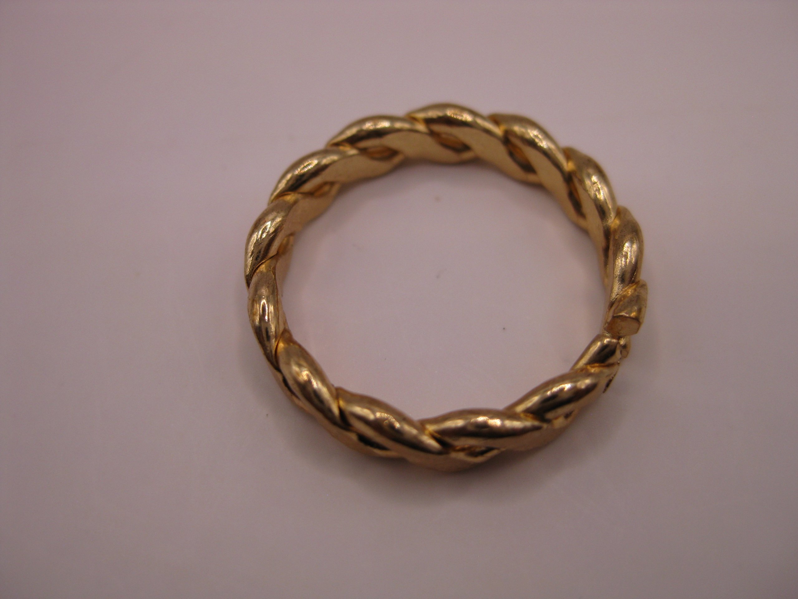Unbranded Gold Tone Braided Ring One Size image 4