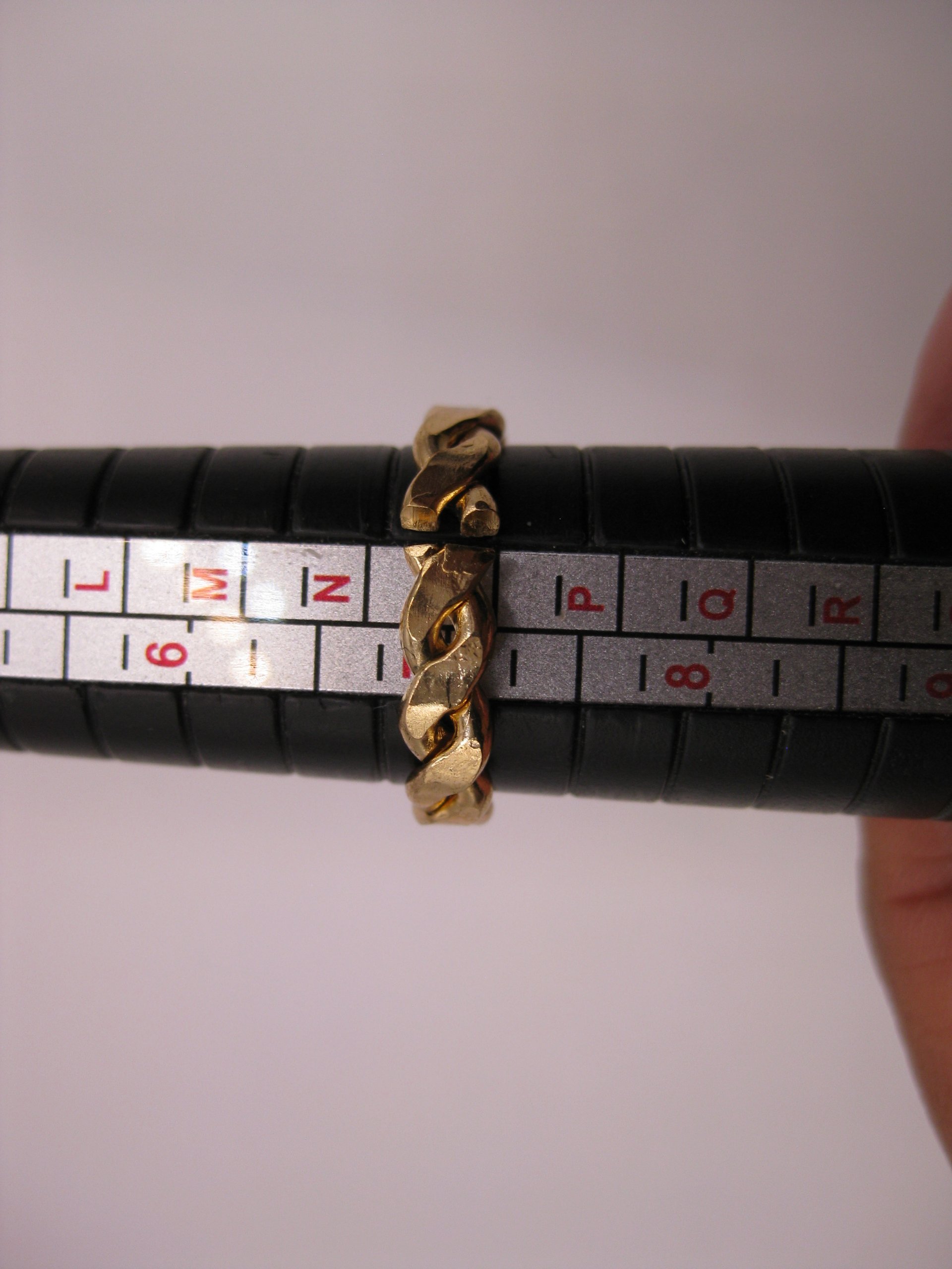Unbranded Gold Tone Braided Ring One Size image 10