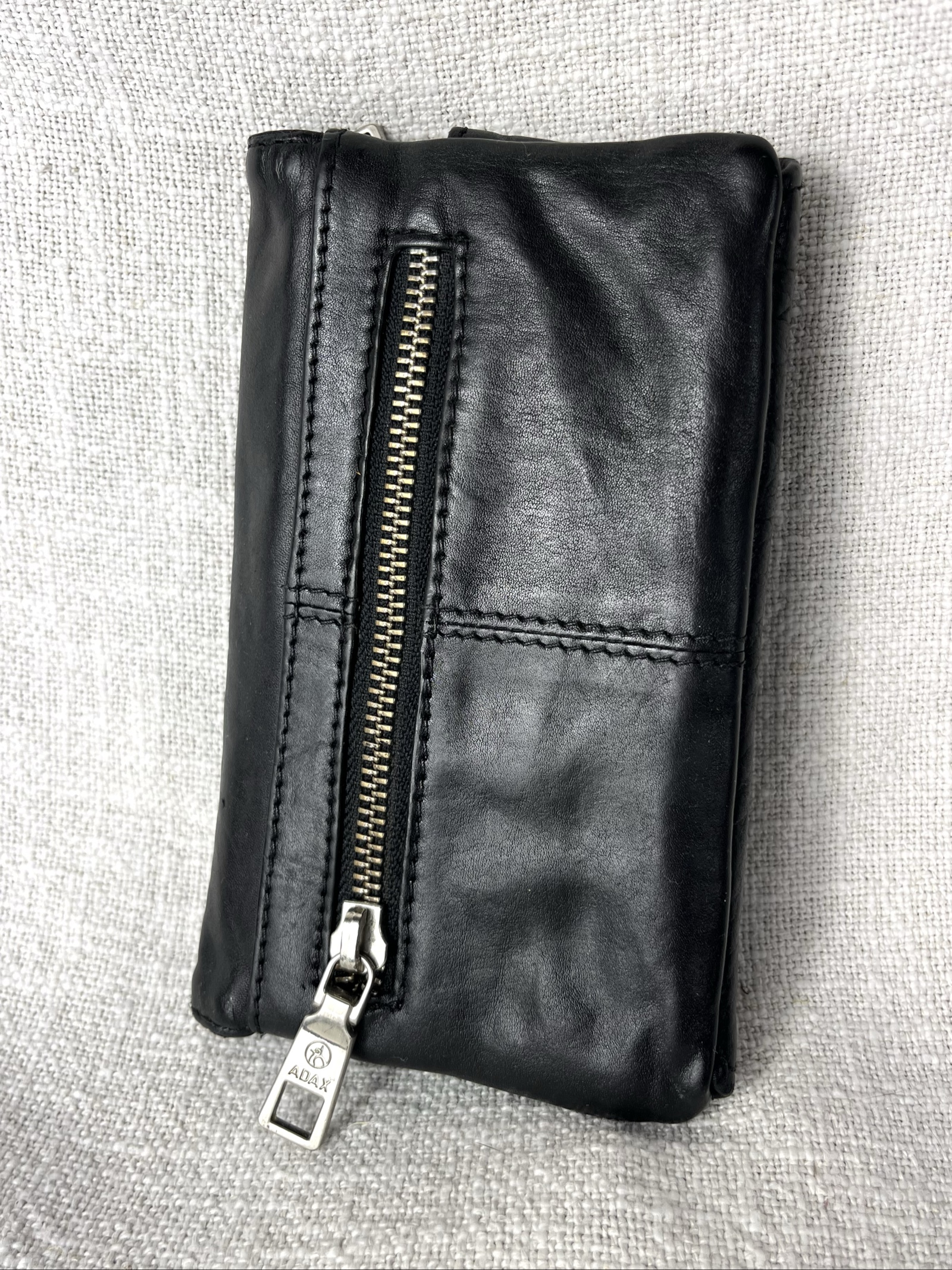 Adax soft leather wallet Echtleder Geldbörse scandi minimalist quiet luxury image 3