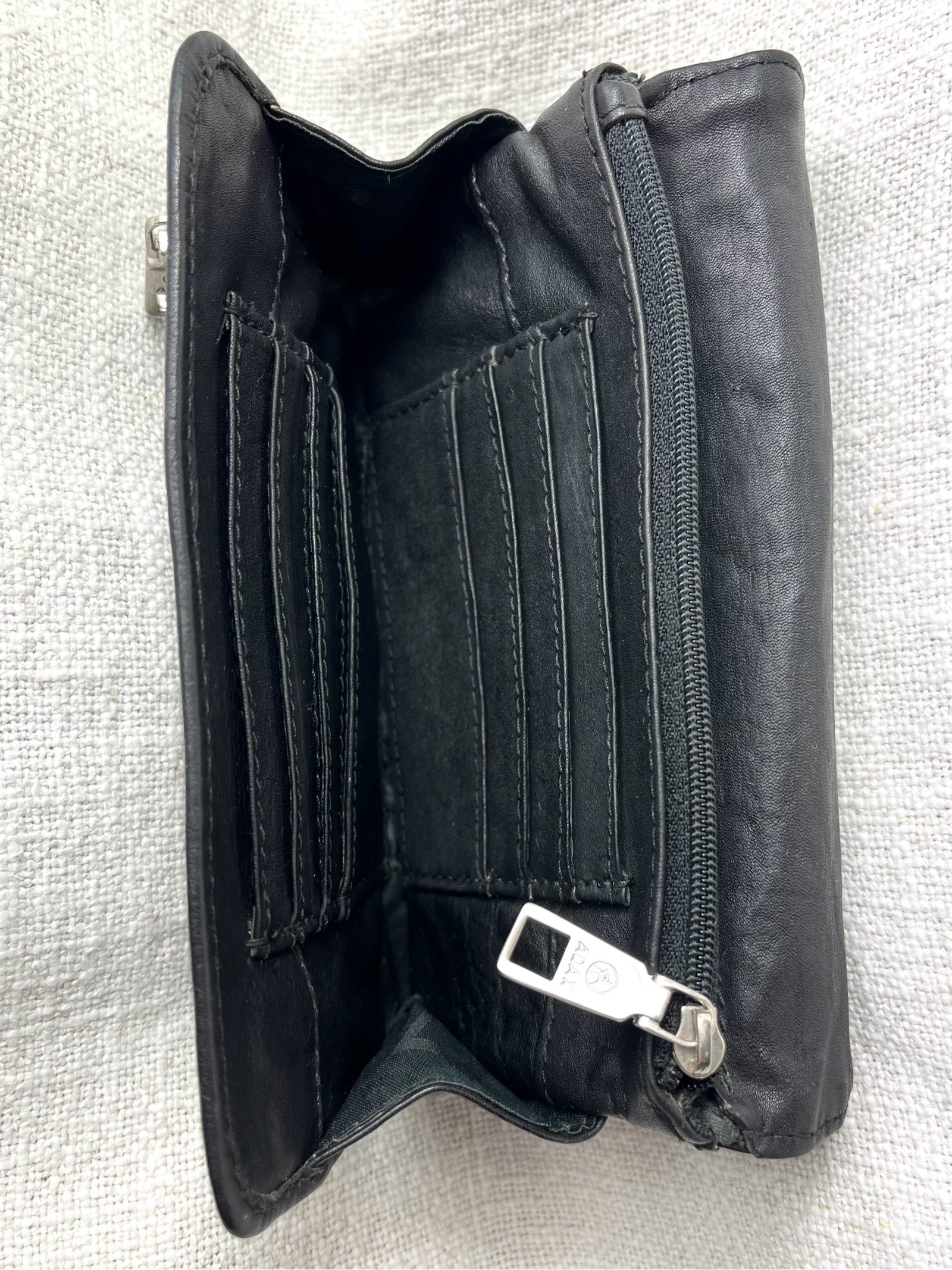 Adax soft leather wallet Echtleder Geldbörse scandi minimalist quiet luxury image 5