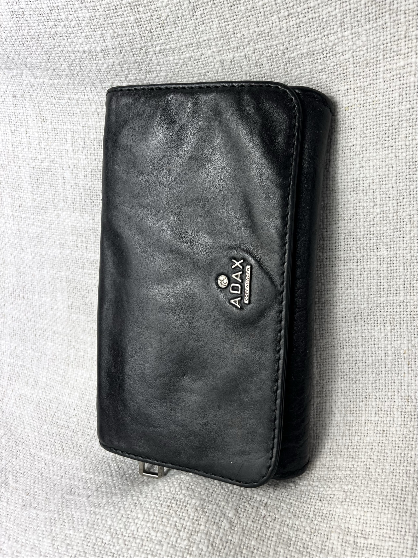 Adax soft leather wallet Echtleder Geldbörse scandi minimalist quiet luxury image 2