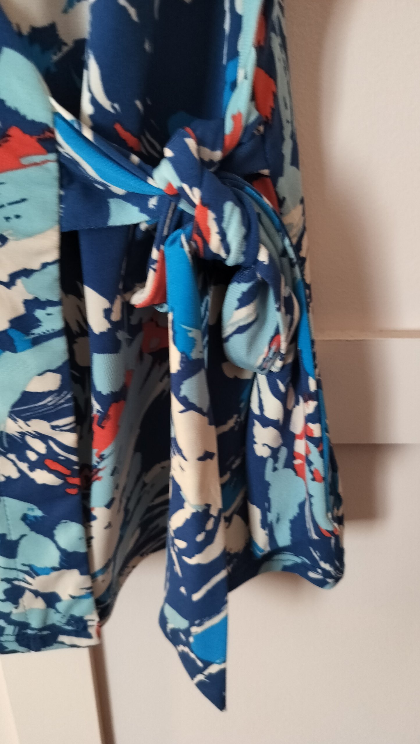 Monsoon Blue Multi Sleeveless Print Top Medium image 4