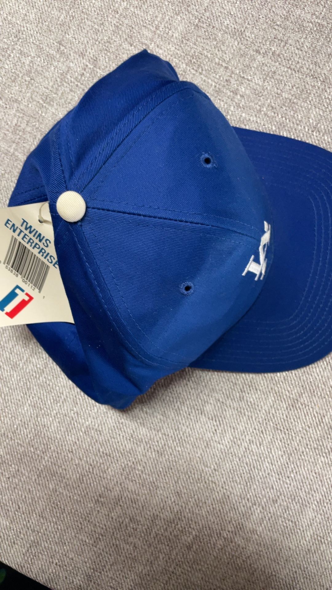 Vintage MLB Blue Los Angeles Dodgers Snapback Cap One Size image 4