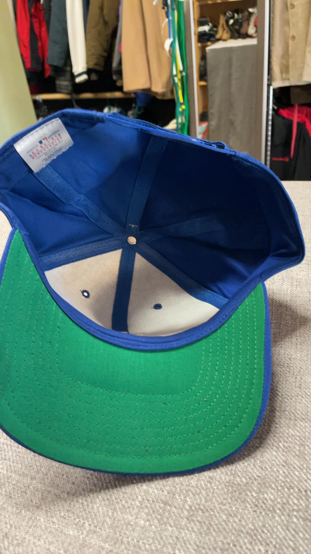 Vintage MLB Blue Los Angeles Dodgers Snapback Cap One Size image 5