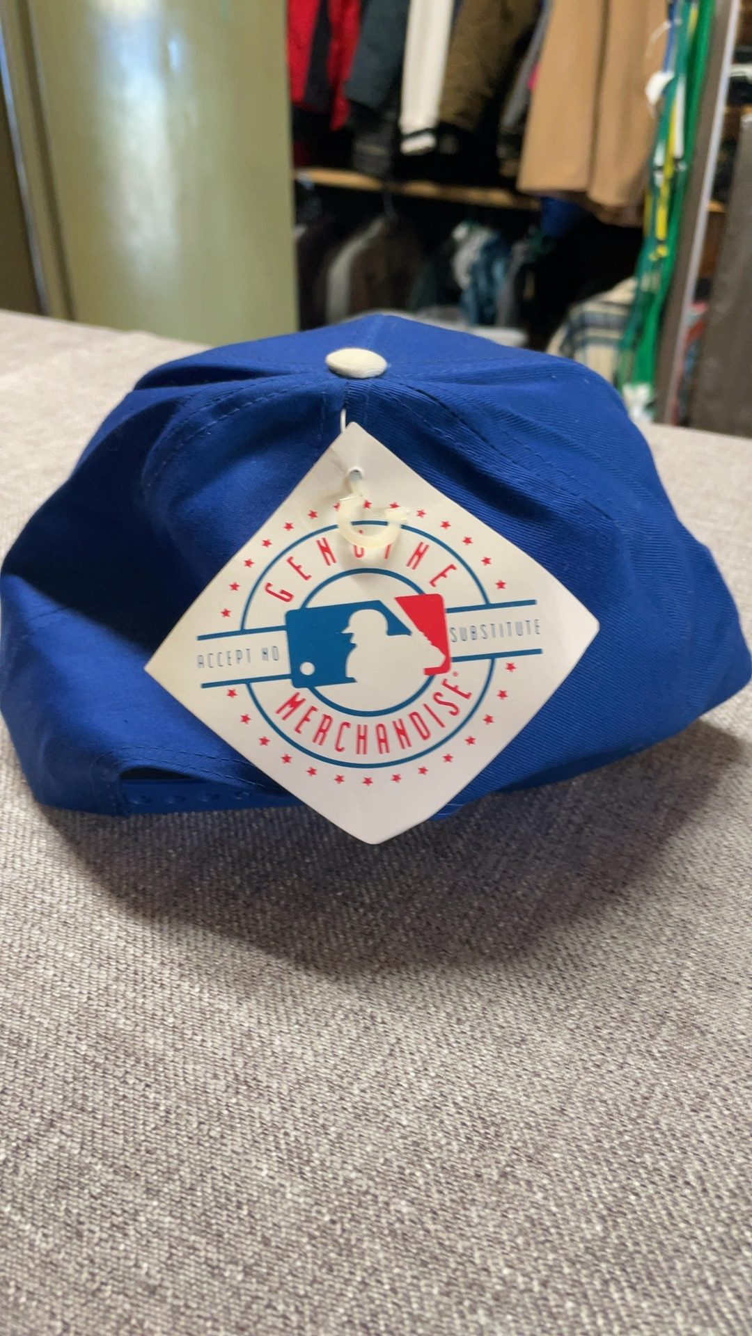 Vintage MLB Blue Los Angeles Dodgers Snapback Cap One Size image 7