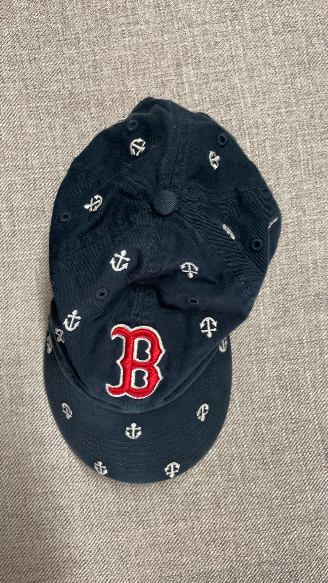 47 Brand Women's Navy Boston Red Sox Anchor Embroidered Cap image 5