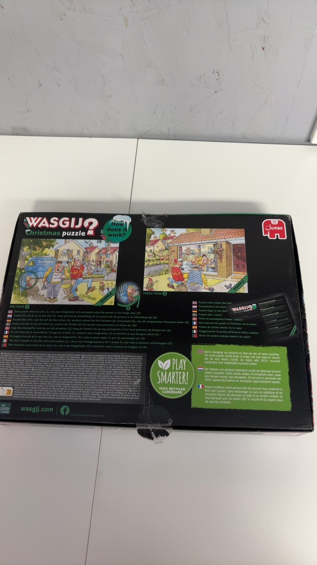 Jumbo Wasgij 19 Christmas Puzzle Santa Dash 1000 Pieces image 2