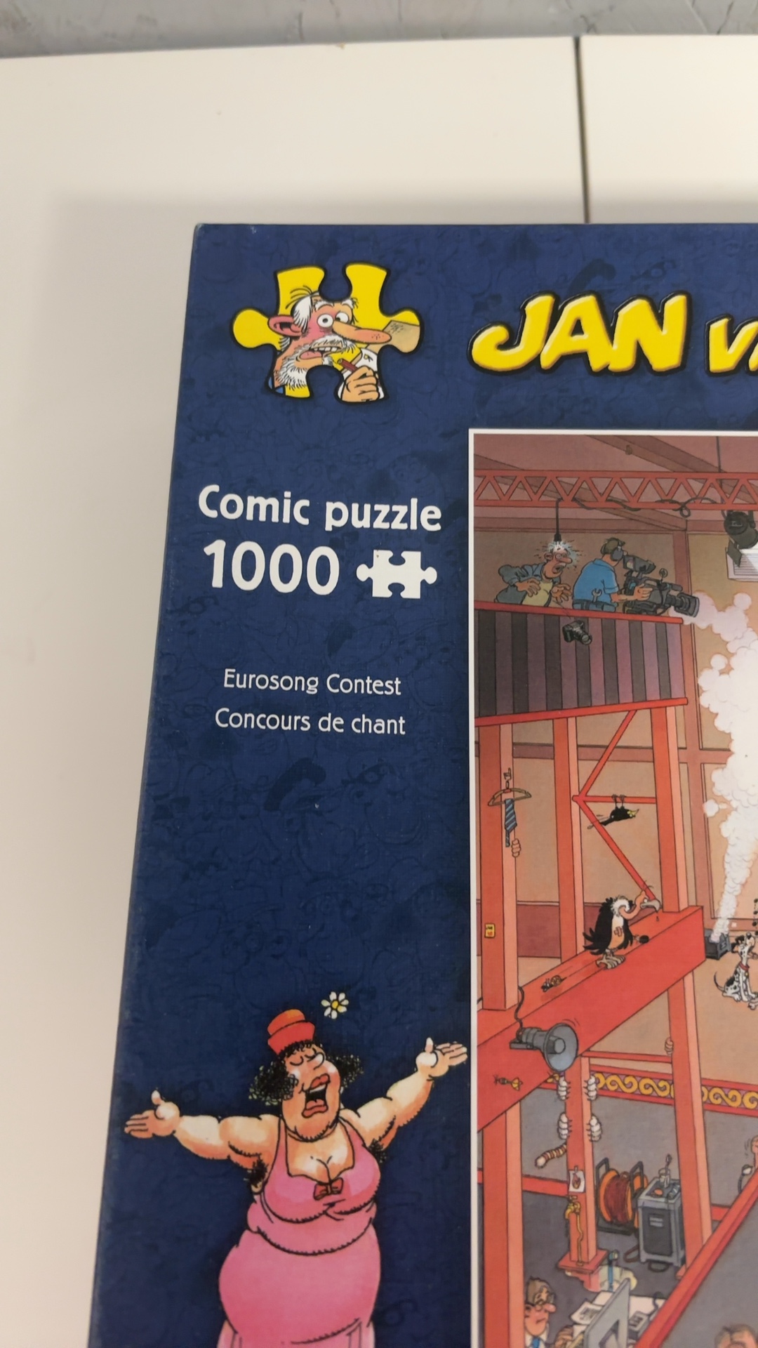Jan Van Haasteren Comic Puzzle 1000 Pieces Eurosong Contest image 2