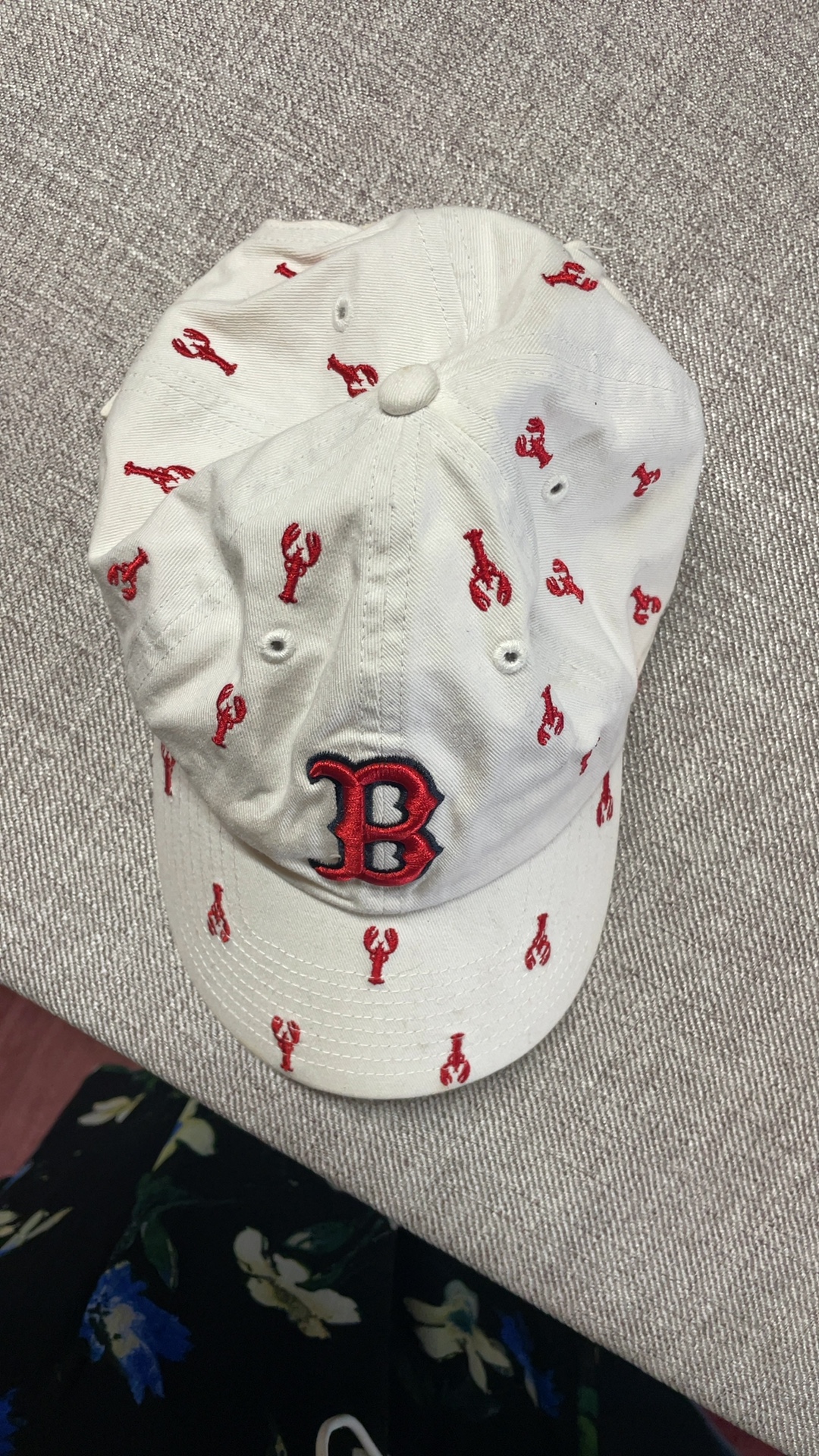 47 Brand Women White & Red Fenway Park Boston Red Sox Baseball Cap 100% Cotton image 6