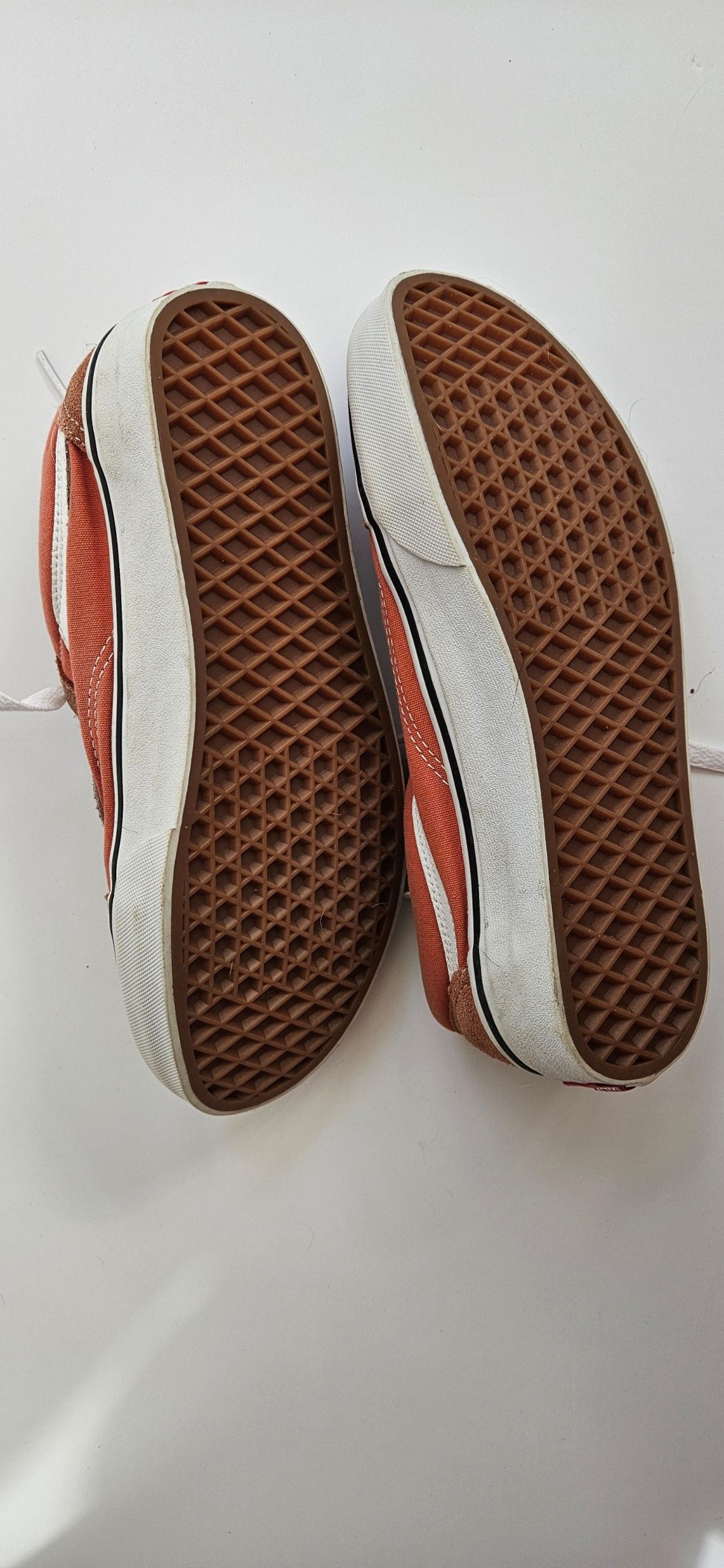 Vans Brown & Rust Old Skool Suede & Canvas Trainers UK 7 image 3