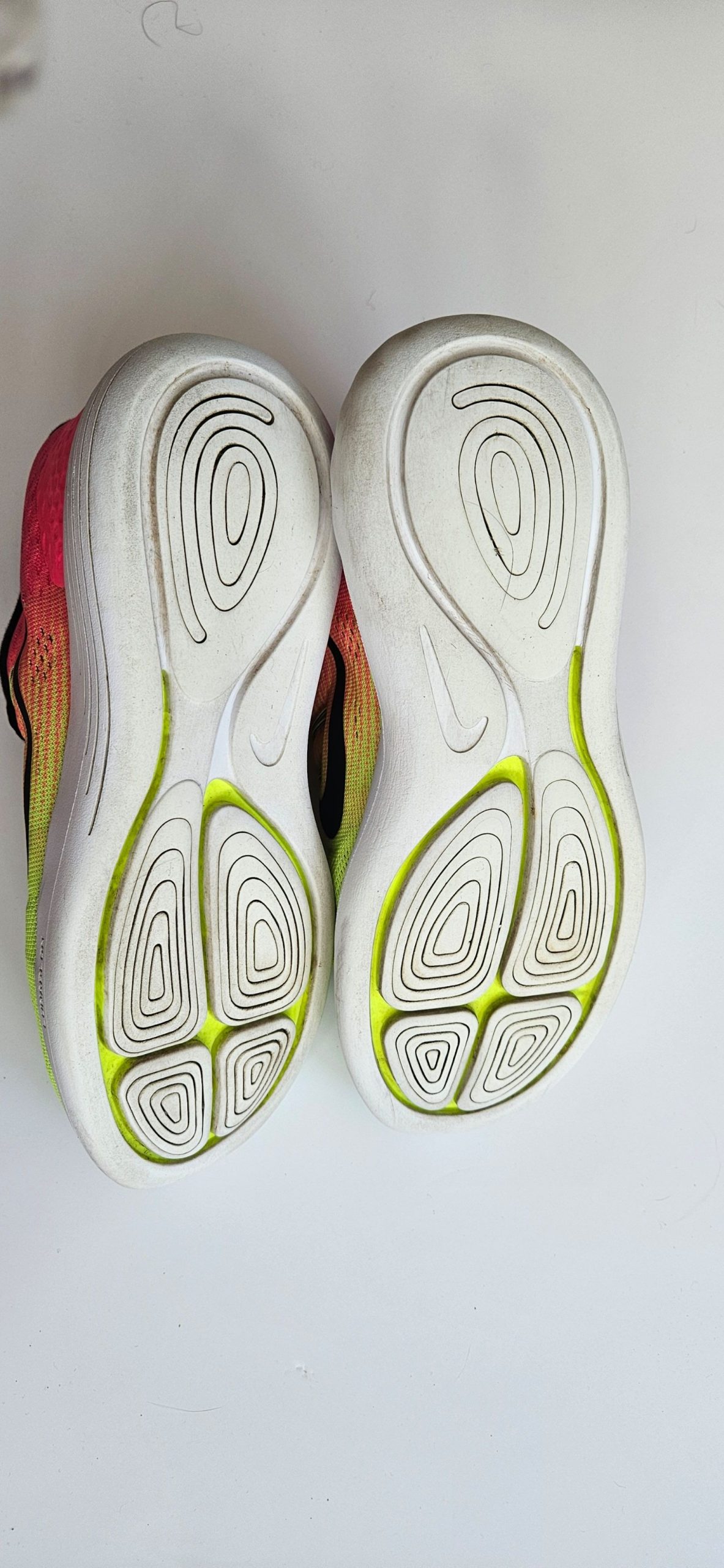 Nike Pink & Yellow Running Shoes US 7.5 UK 5 image 4