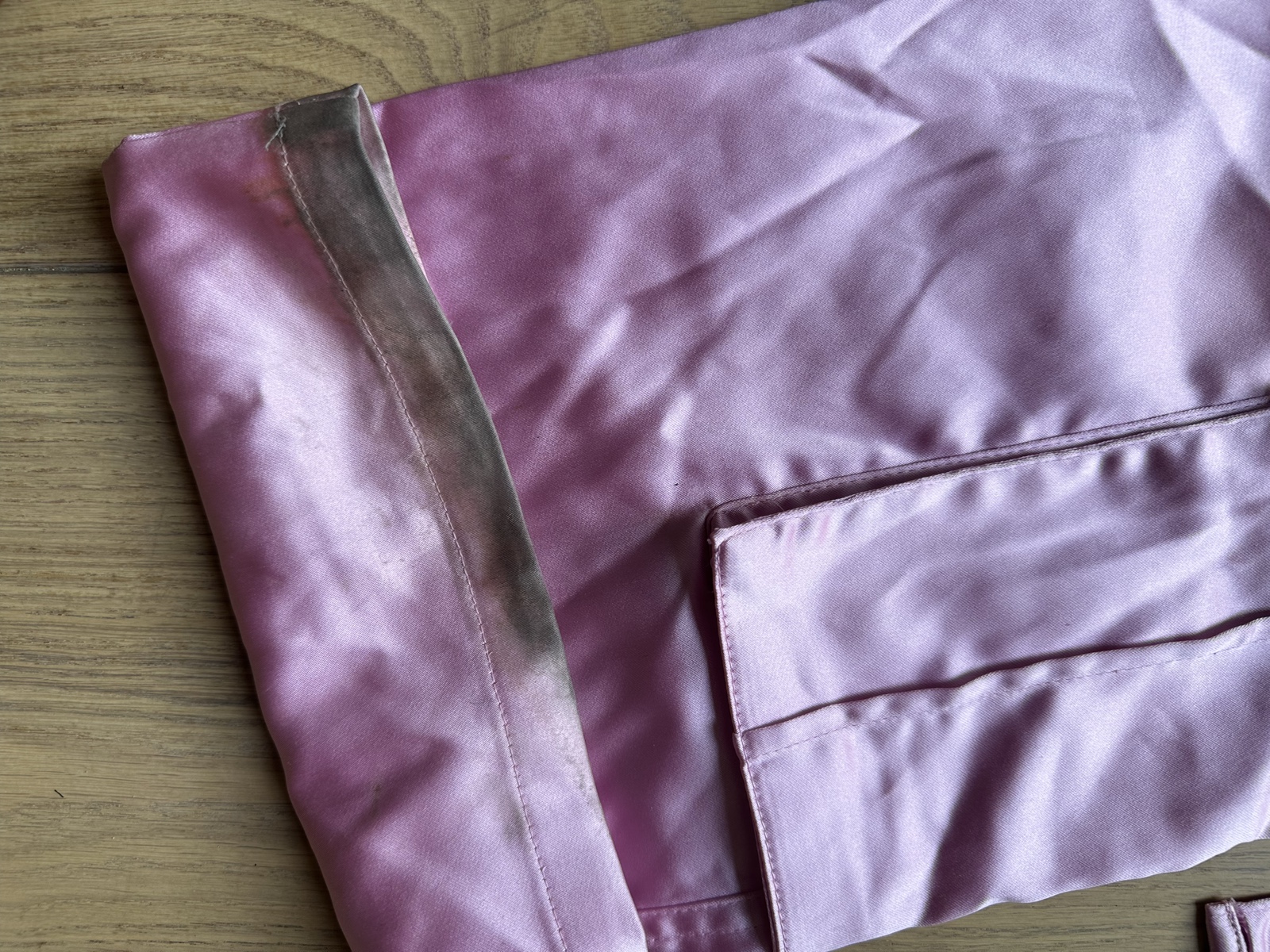 Sugar Thrillz Pink Satin Cargo Trousers XS Women's image 4