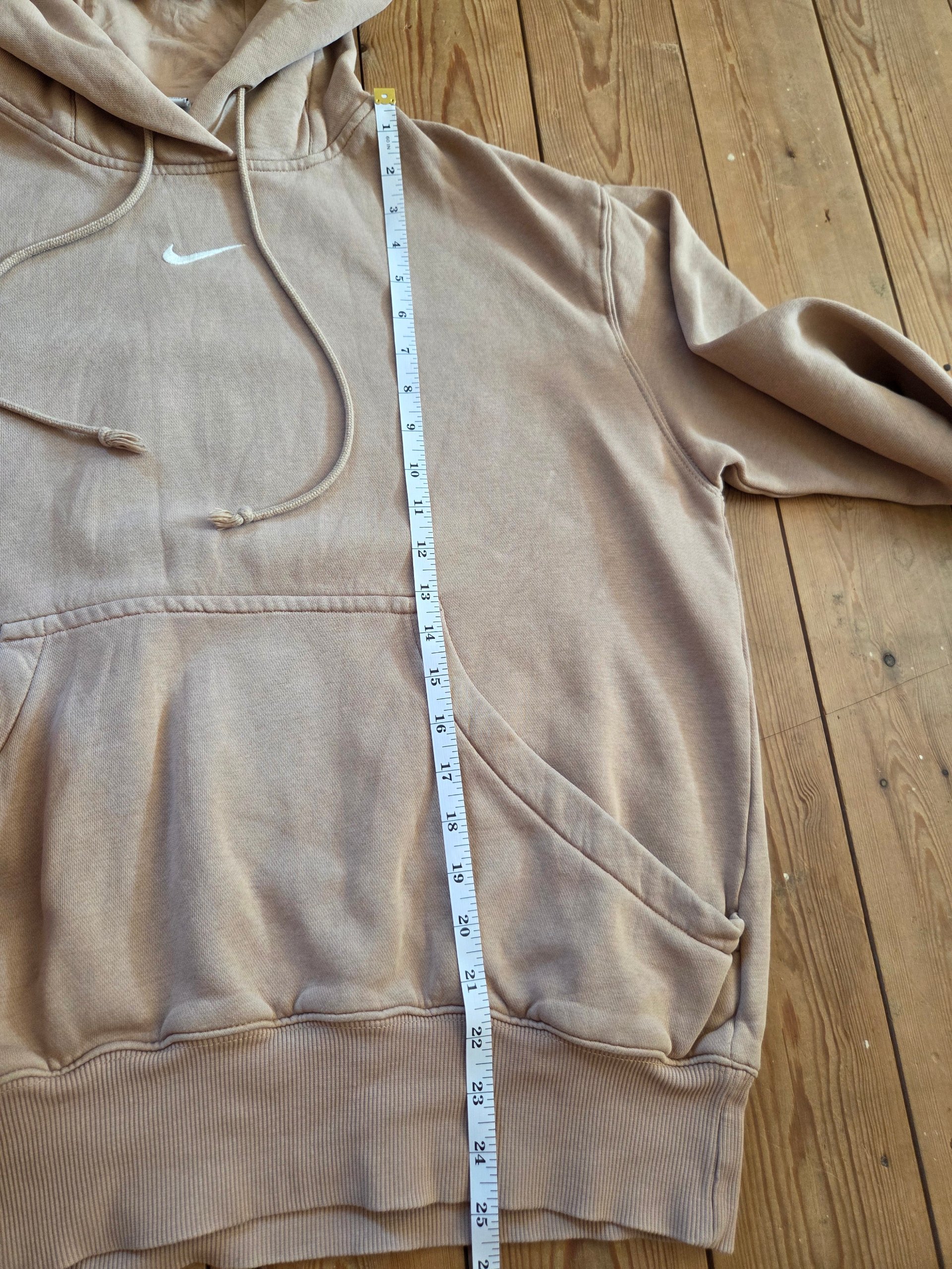 Nike Sportswear Phoenix Fleece Over-Oversized Hoodie Hemp Sail Beige Women’s S image 3