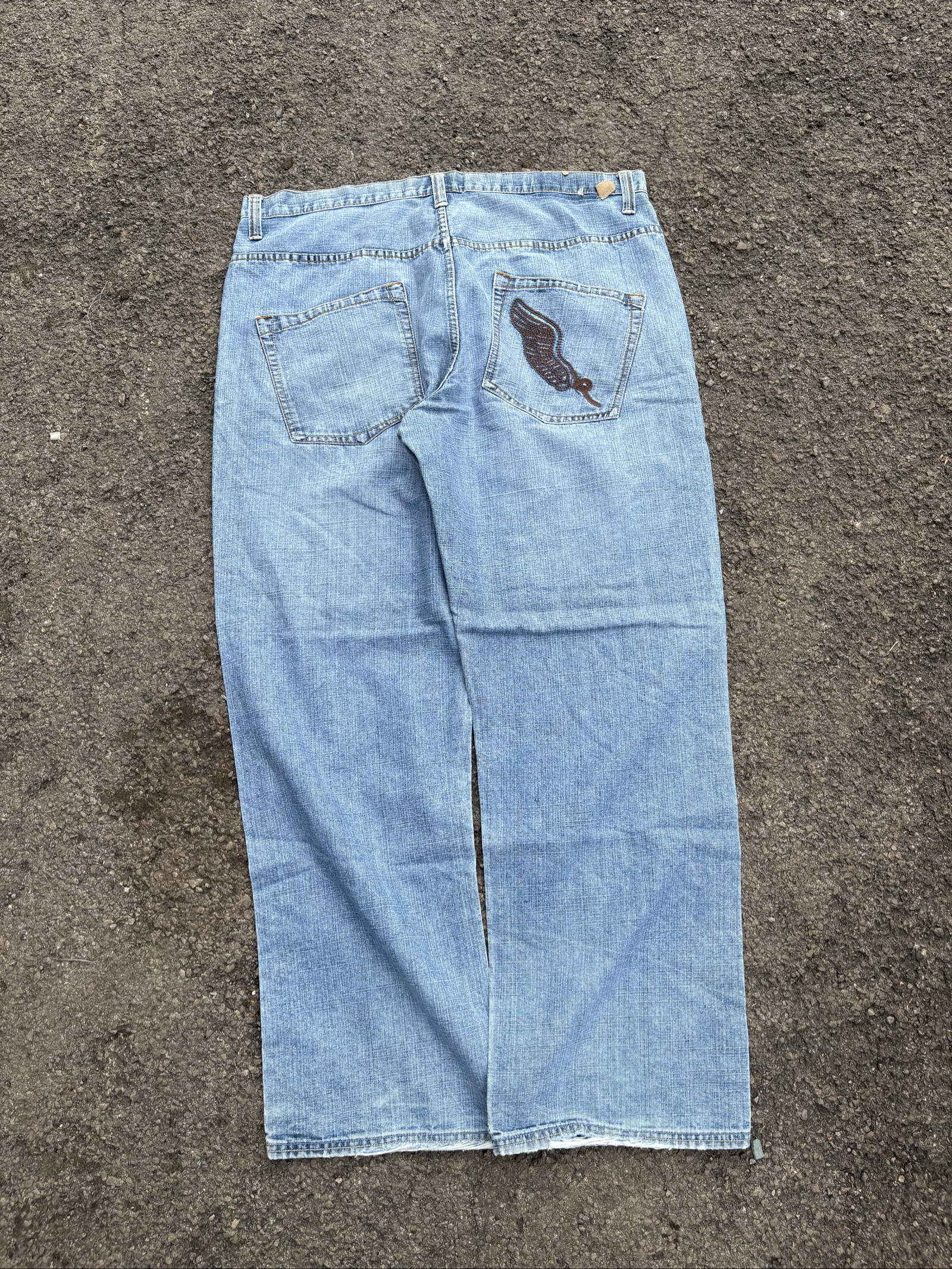 Rocawear Light Blue Denim Jeans 40 Relaxed Fit