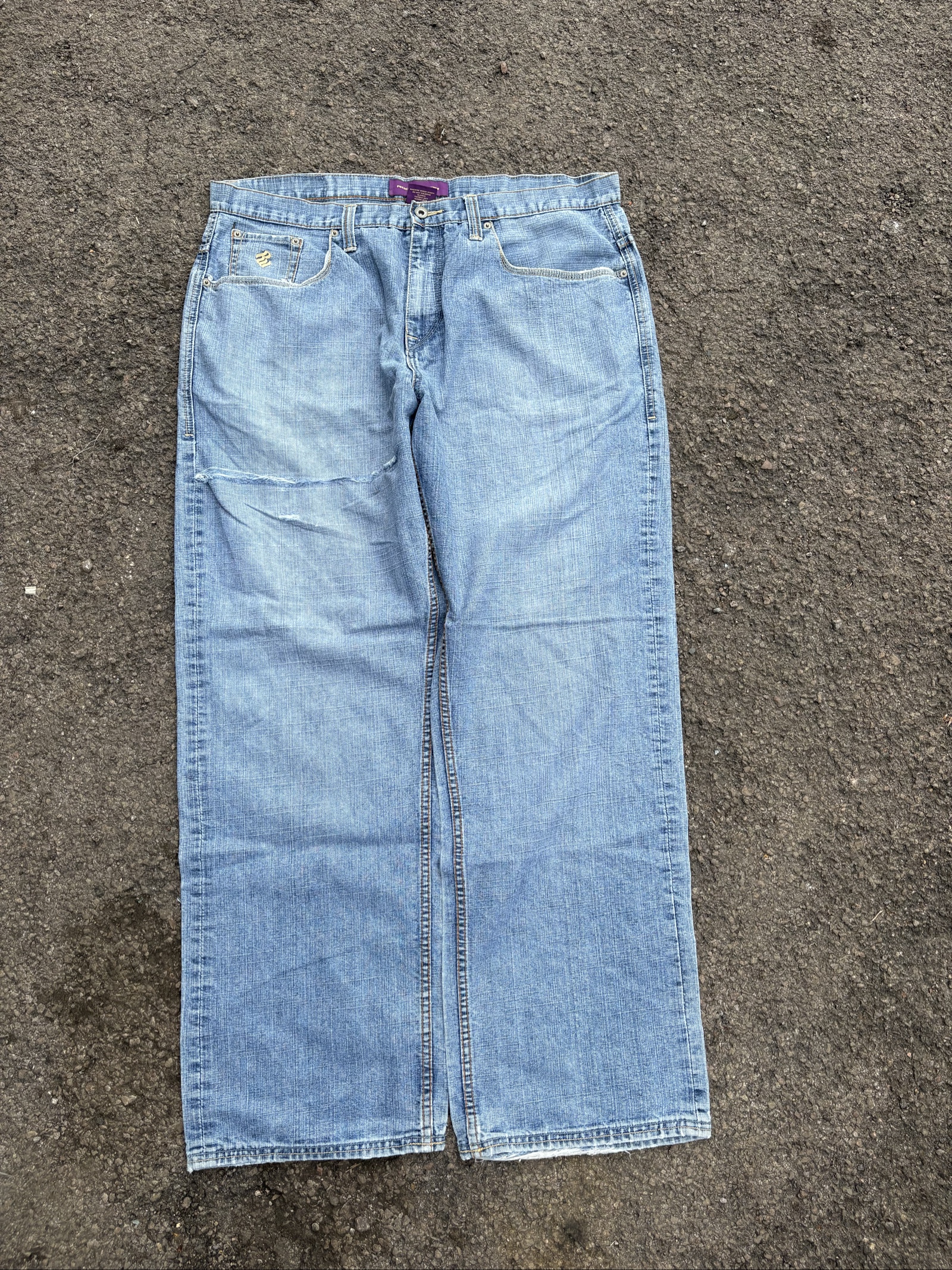 Rocawear Light Blue Denim Jeans 40 Relaxed Fit image 3